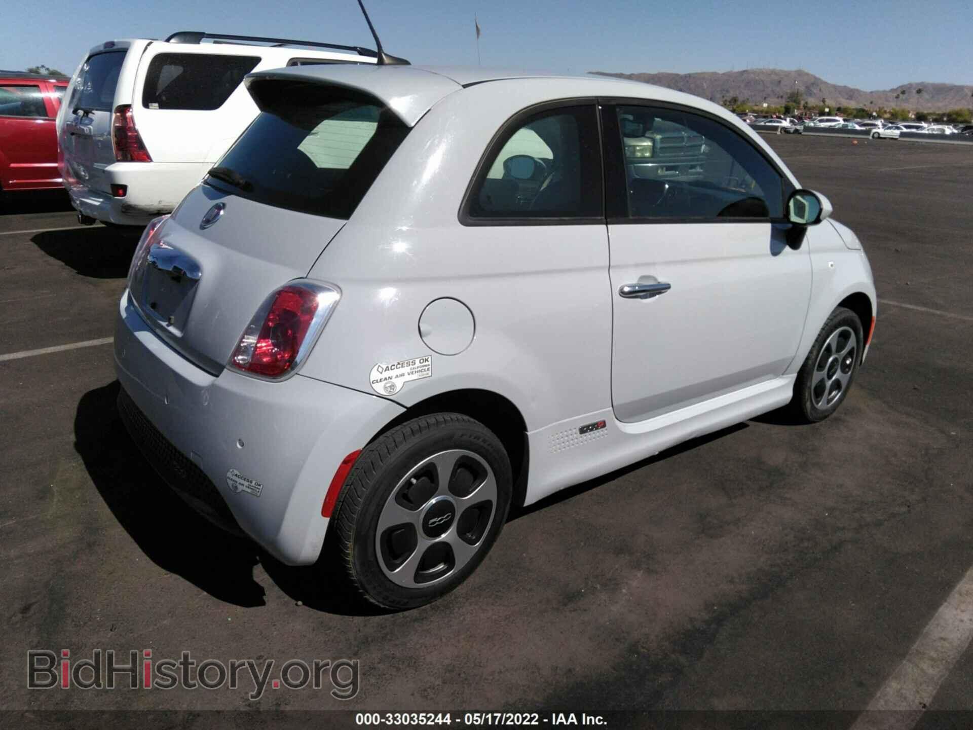 2017 FIAT 500E - VIN: 3C3CFFGE7HT625160 - Фото 4