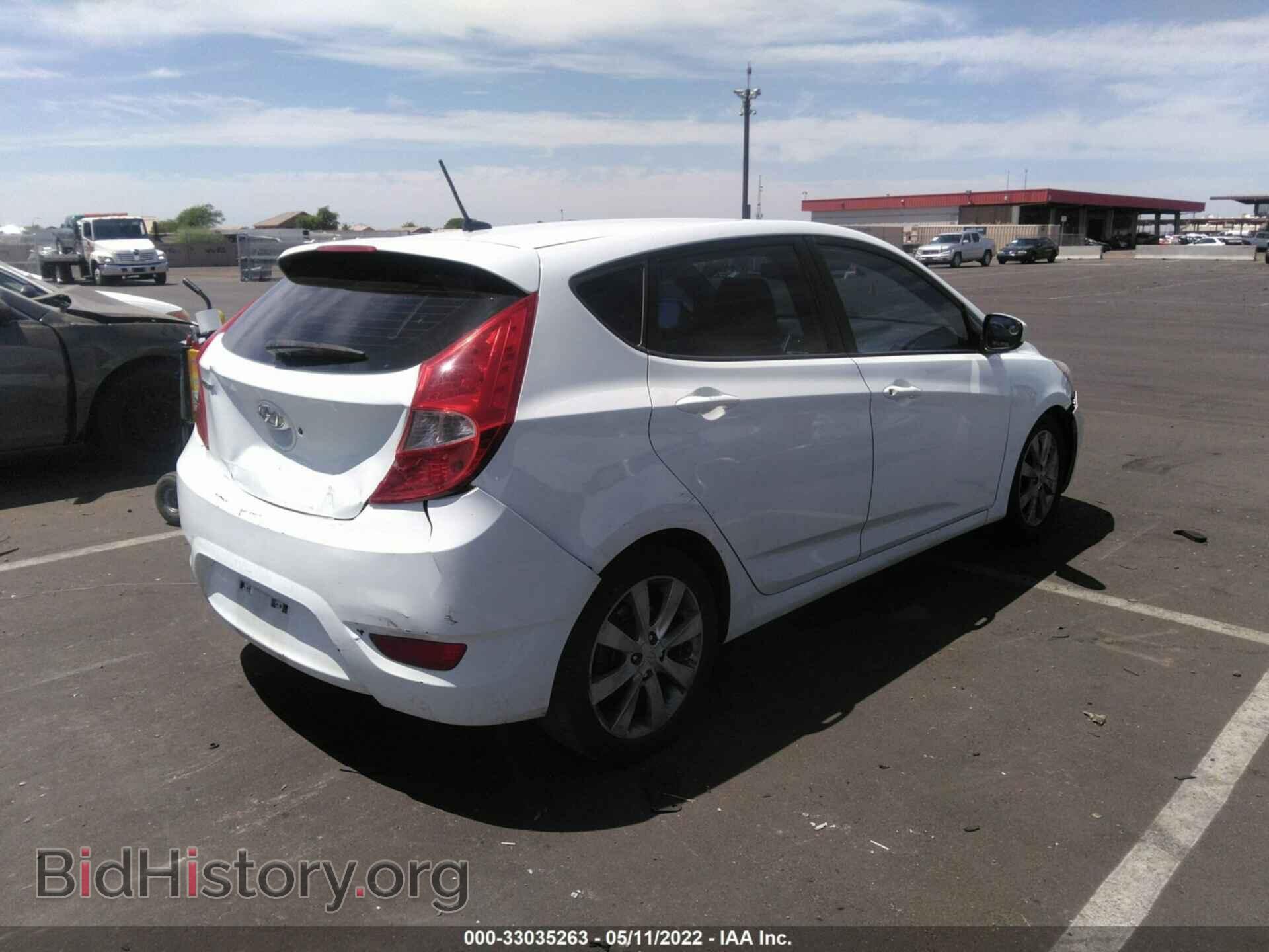 2012 HYUNDAI ACCENT - VIN: KMHCU5AE1CU033350 - Фото 4