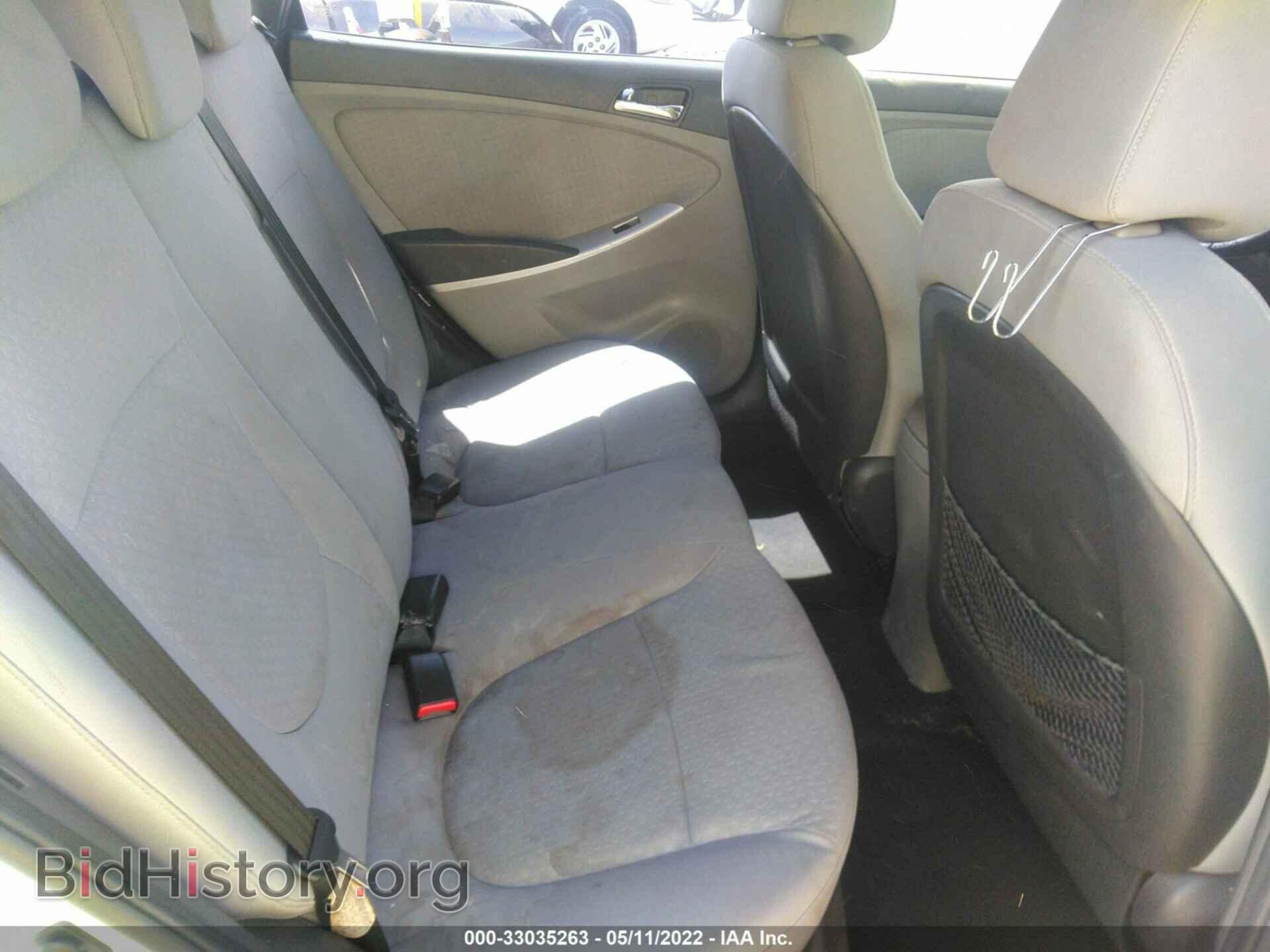 2012 HYUNDAI ACCENT - VIN: KMHCU5AE1CU033350 - Фото 8