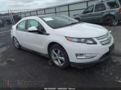 2012 Chevrolet VOLT, белый — VIN 1G1RA6E47CU117602, IAAI