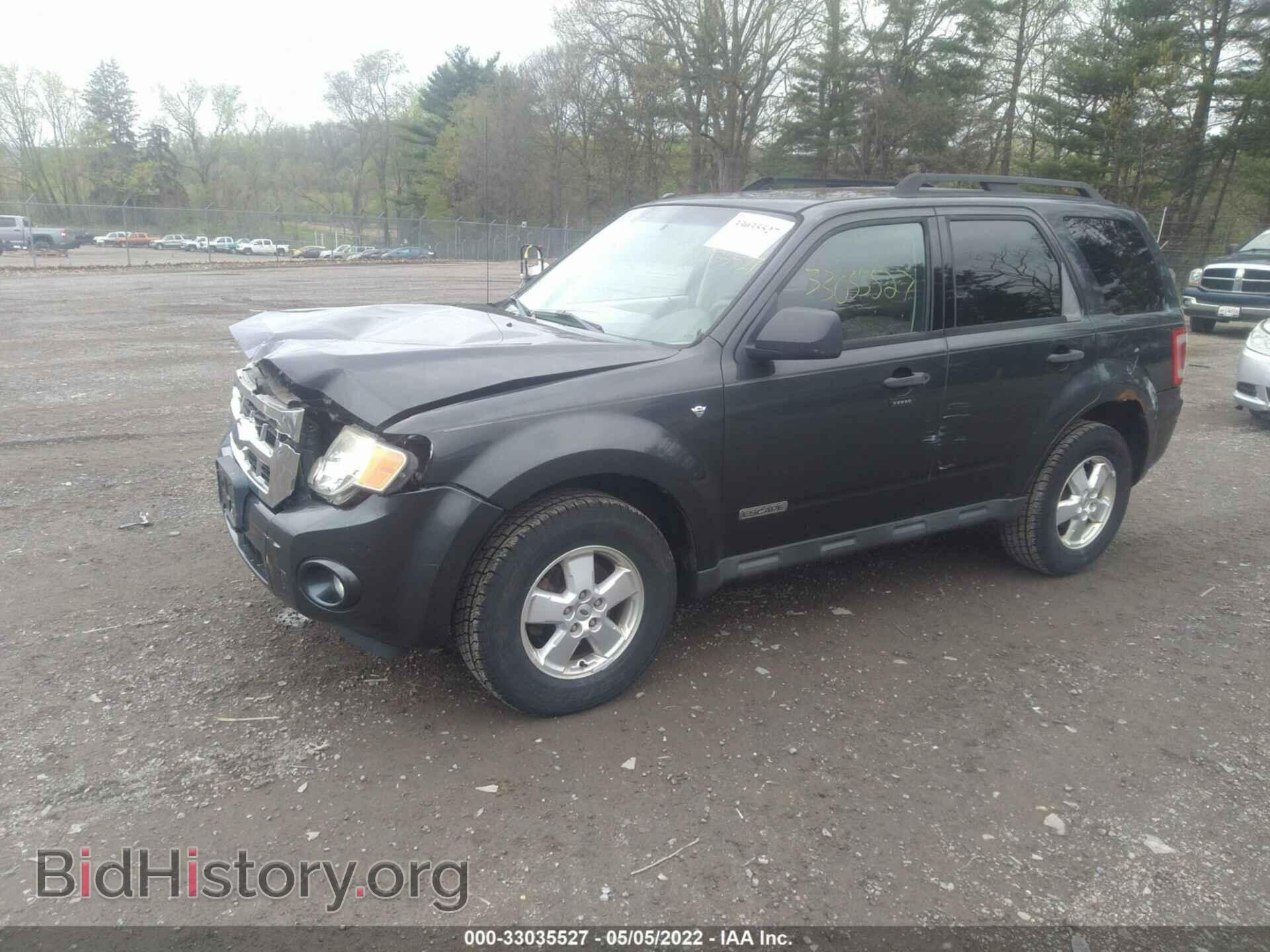 2008 FORD ESCAPE - VIN: 1FMCU03148KA57058 - Фото 2