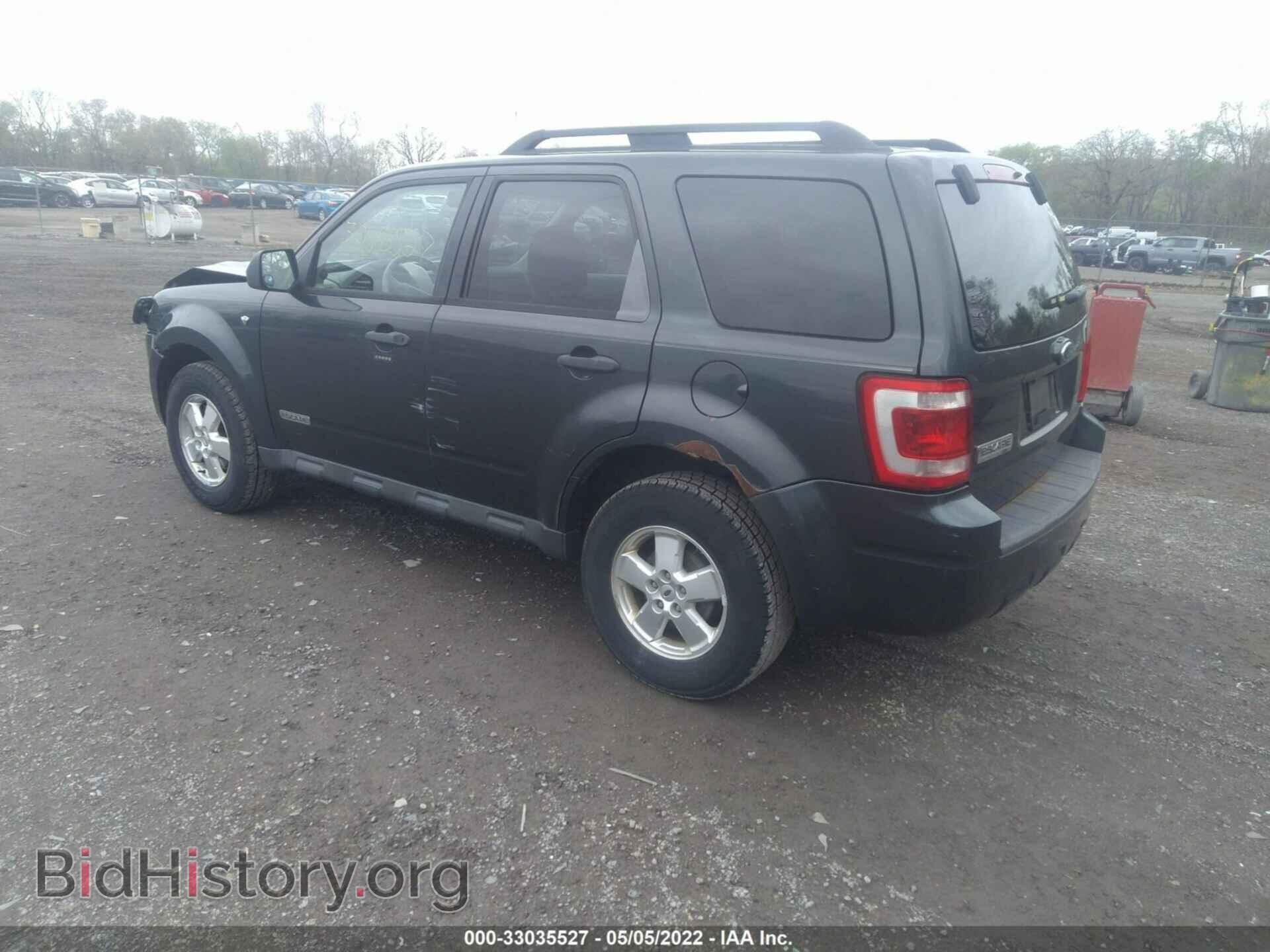 2008 FORD ESCAPE - VIN: 1FMCU03148KA57058 - Фото 3
