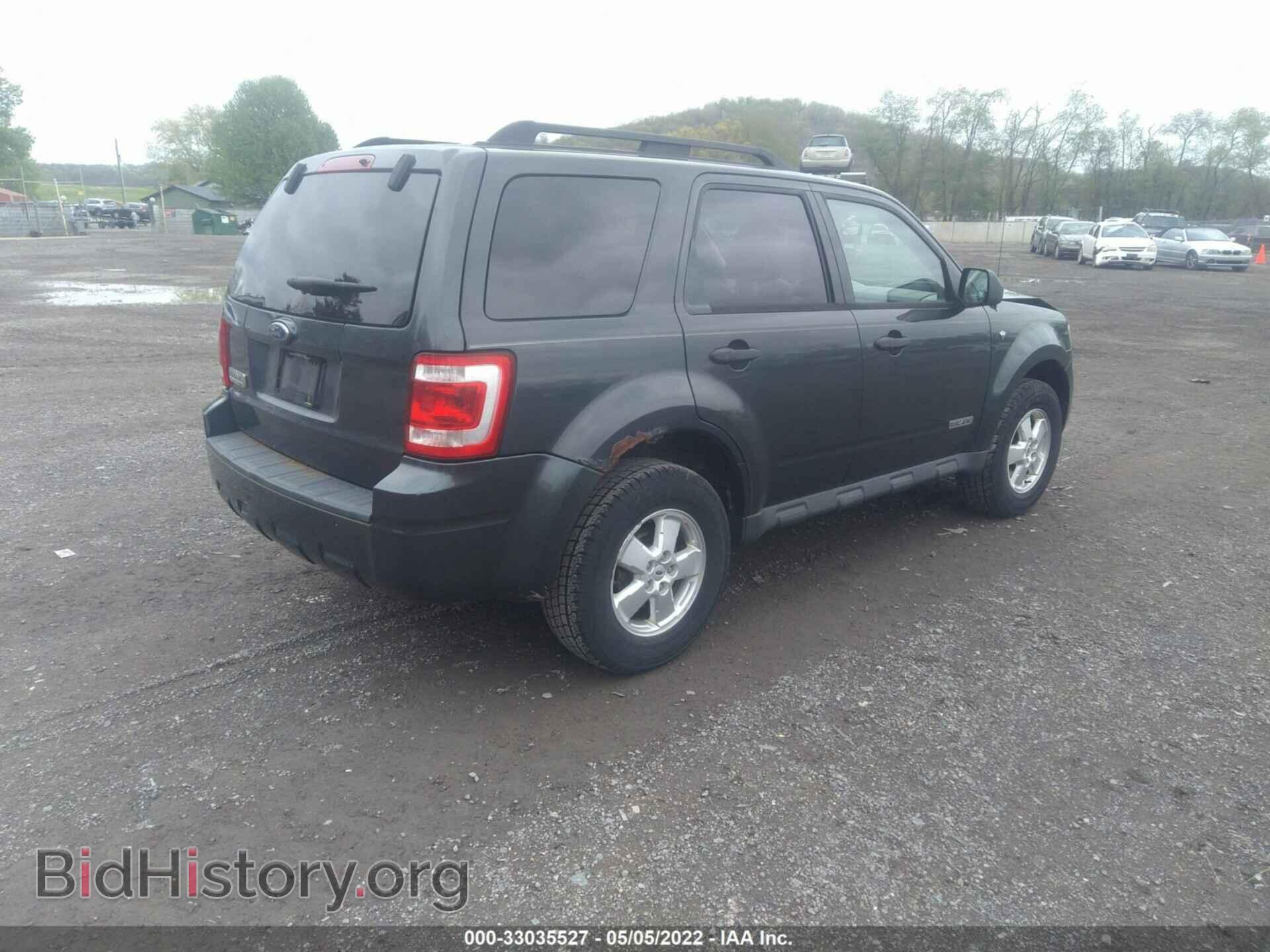 2008 FORD ESCAPE - VIN: 1FMCU03148KA57058 - Фото 4