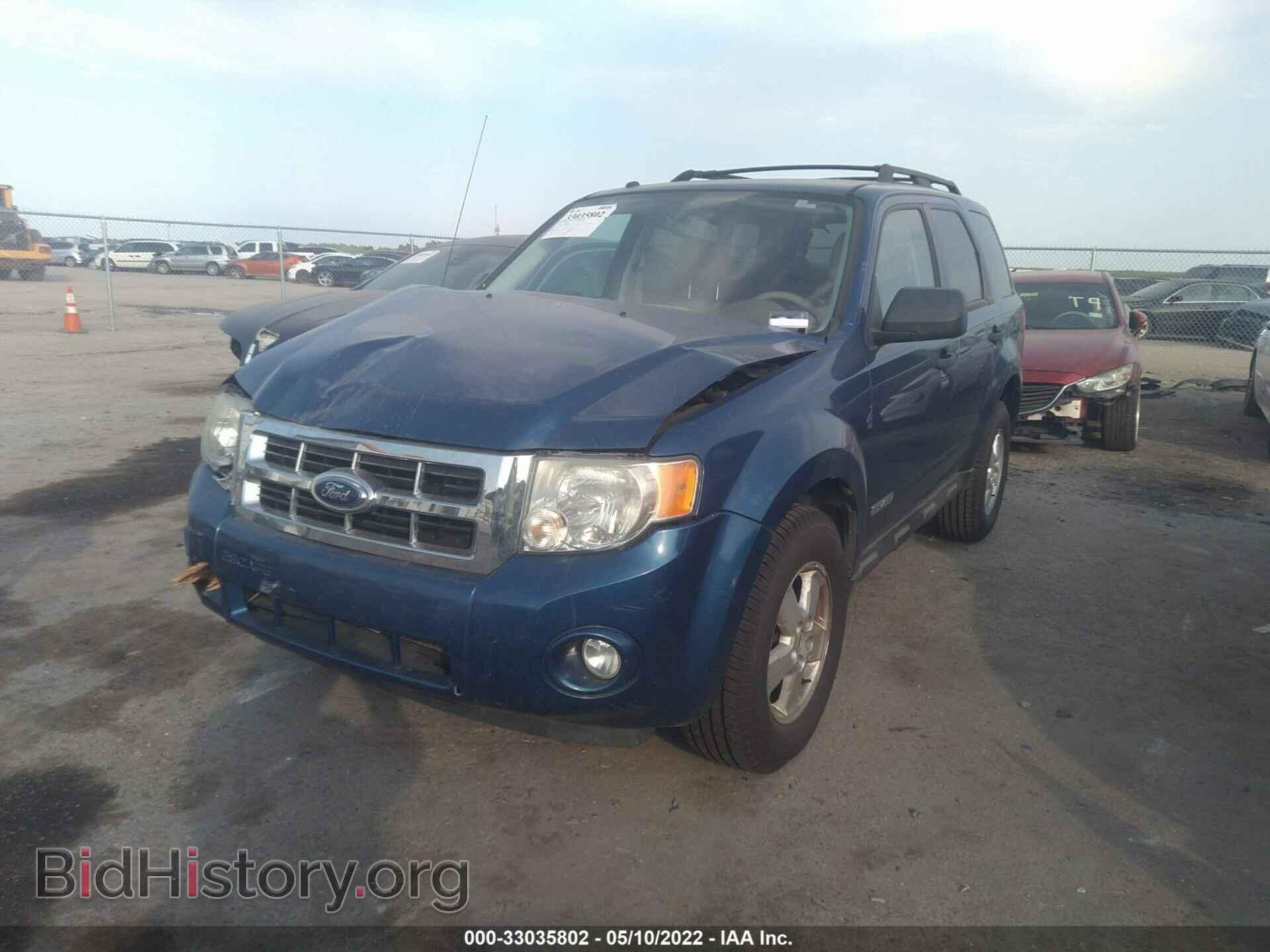 2008 FORD ESCAPE - VIN: 1FMCU03Z08KE51601 - Фото 2