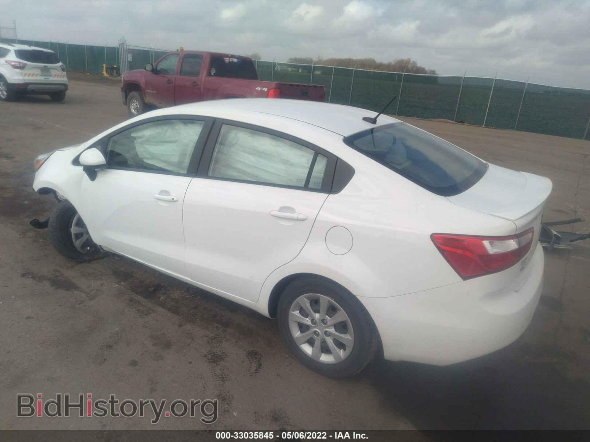 2013 KIA RIO - VIN: KNADM4A35D6284845 - Фото 3