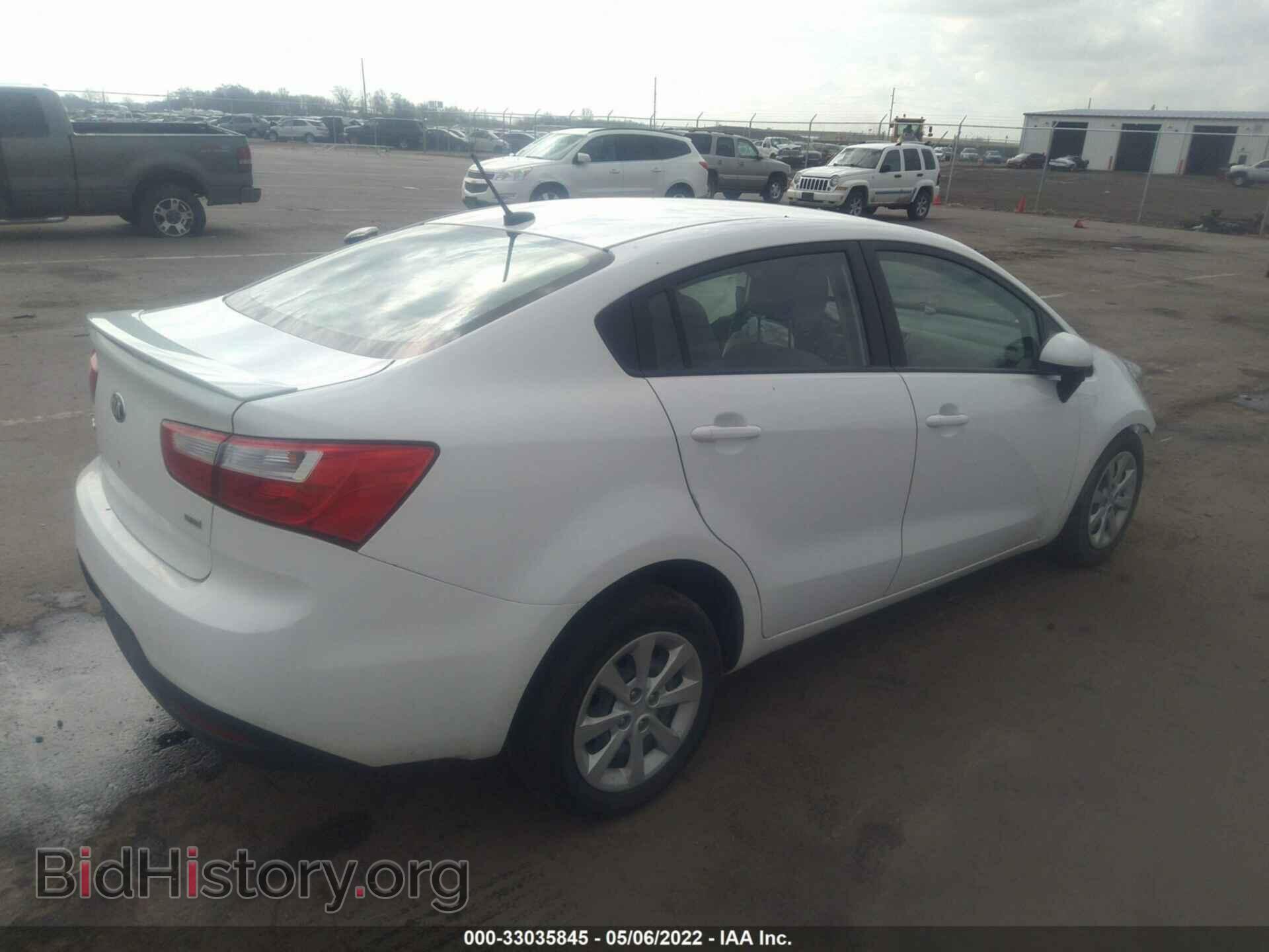 2013 KIA RIO - VIN: KNADM4A35D6284845 - Фото 4