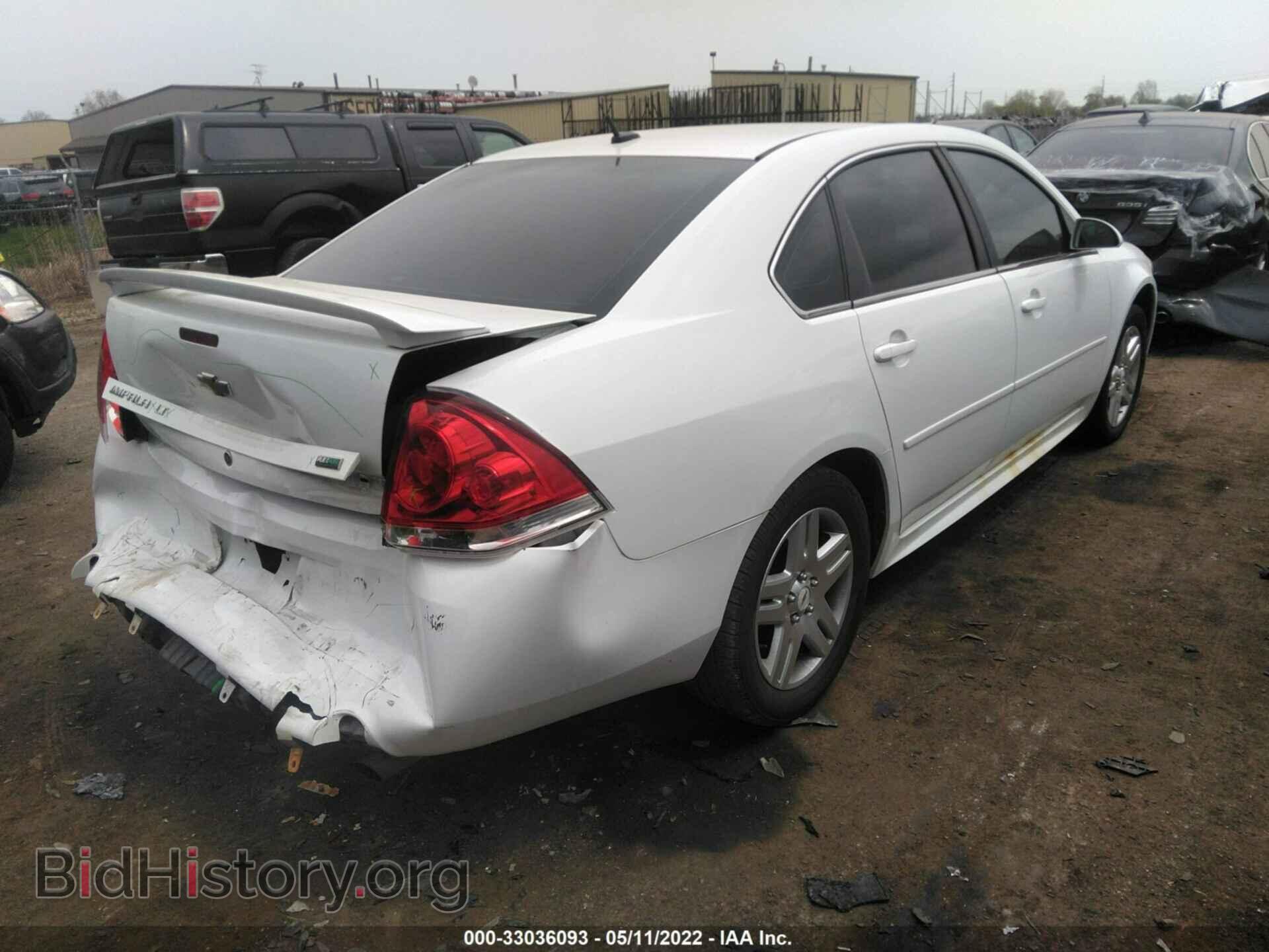 2012 CHEVROLET IMPALA - VIN: 2G1WB5E37C1111635 - Фото 4