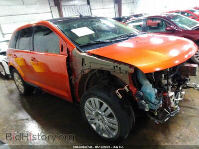 2008 Ford EDGE Limited, оранжевый — VIN 2FMDK49C88BB34261, IAAI