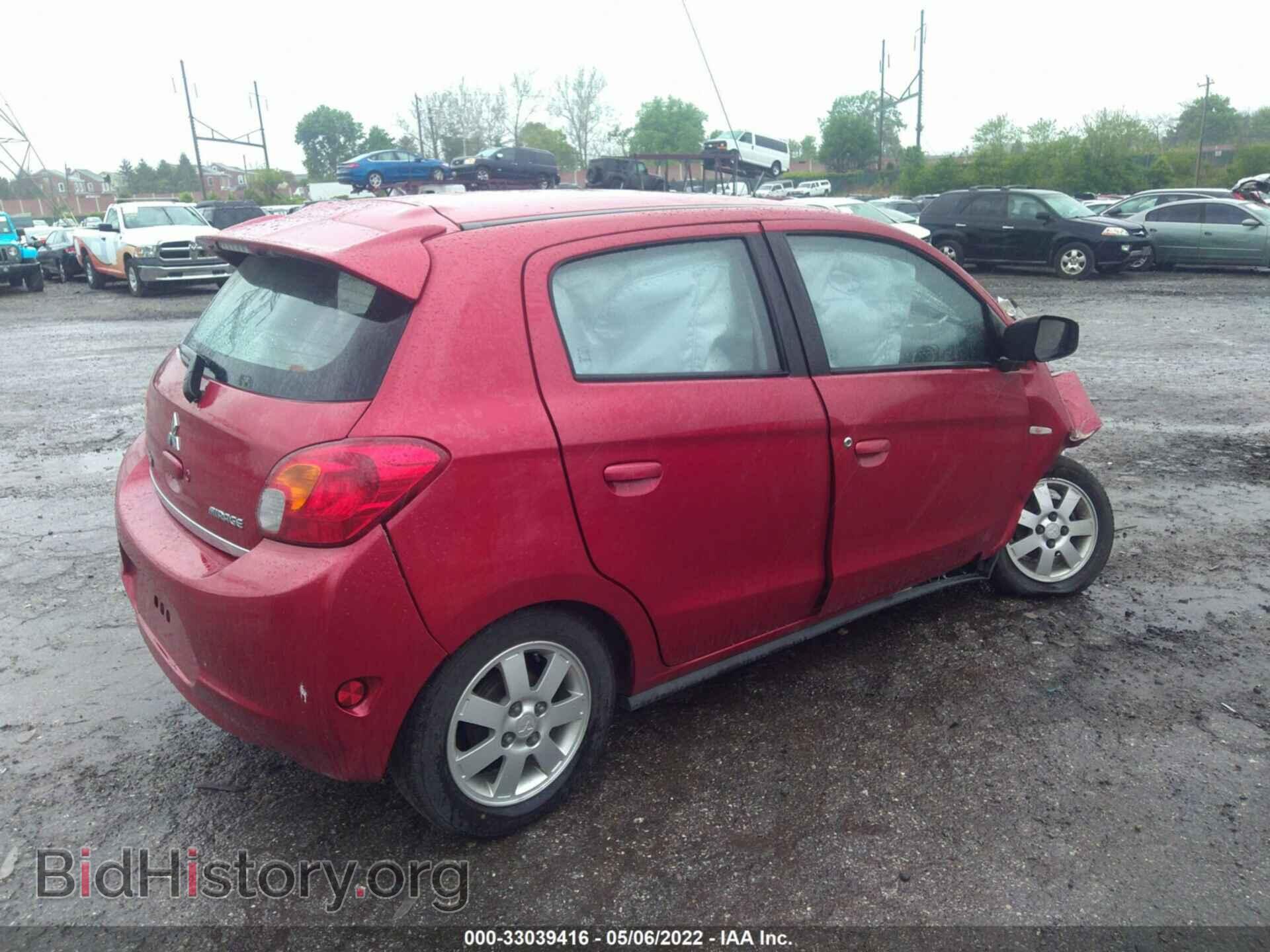 2014 MITSUBISHI MIRAGE - VIN: ML32A4HJ7EH018355 - Фото 4
