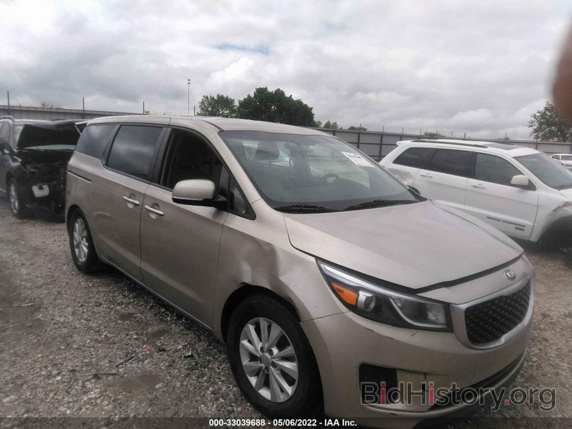 Фотография KNDMB5C17H6226610 - KIA SEDONA 2017