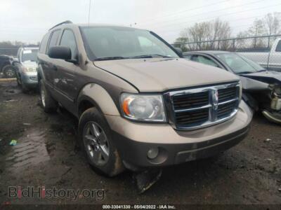 2007 Dodge DURANGO SLT, бежевый — VIN 1D8HB48P67F550222, IAAI