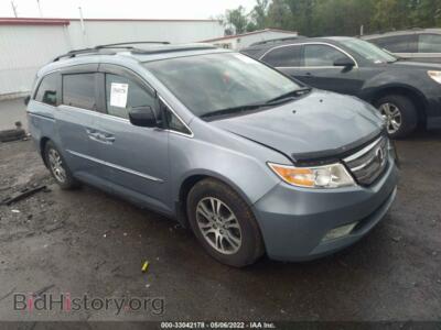 2012 Honda ODYSSEY EXL, синий — VIN 5FNRL5H63CB133734, IAAI