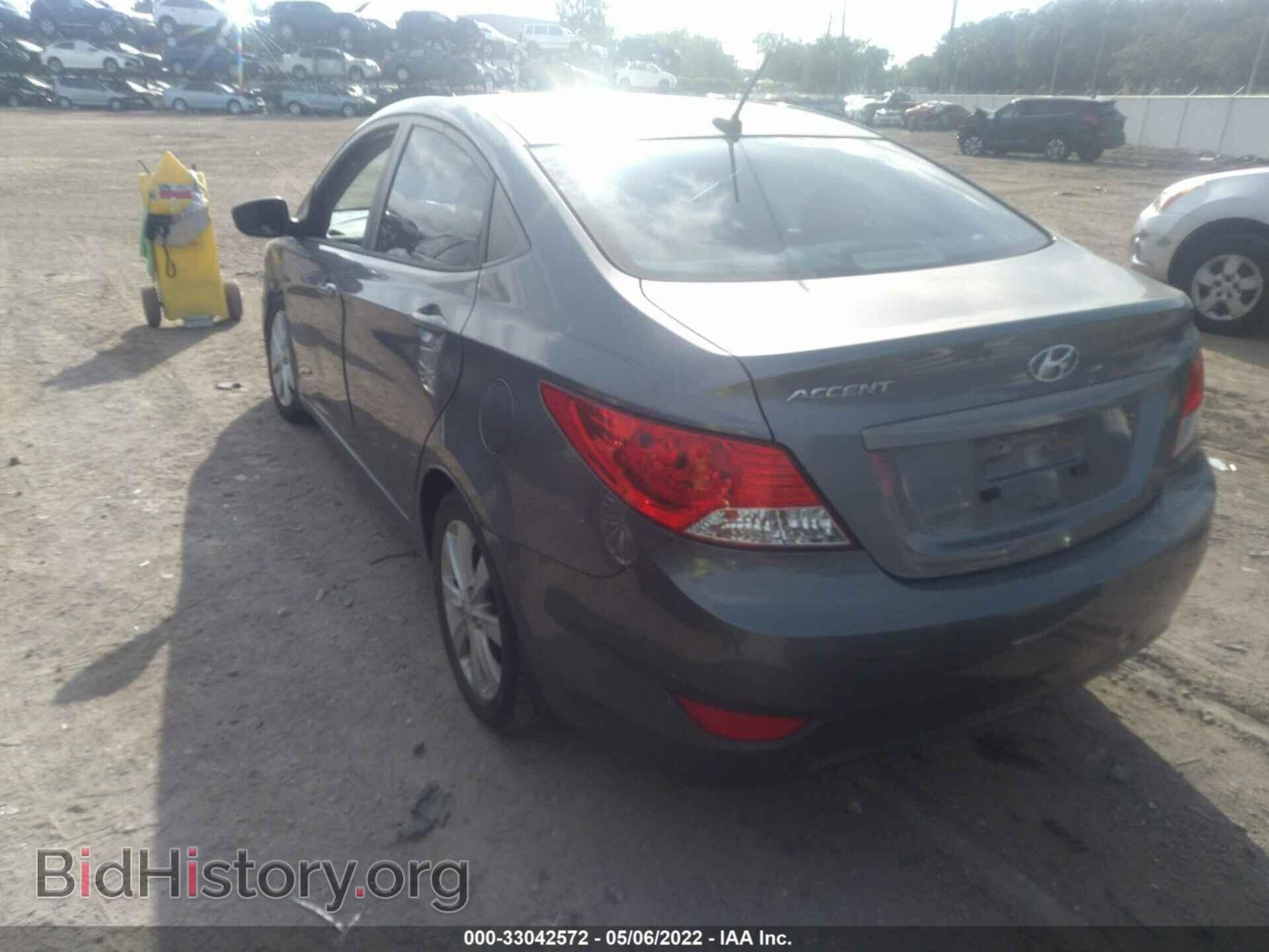 2013 HYUNDAI ACCENT - VIN: KMHCU4AE9DU468631 - Фото 3