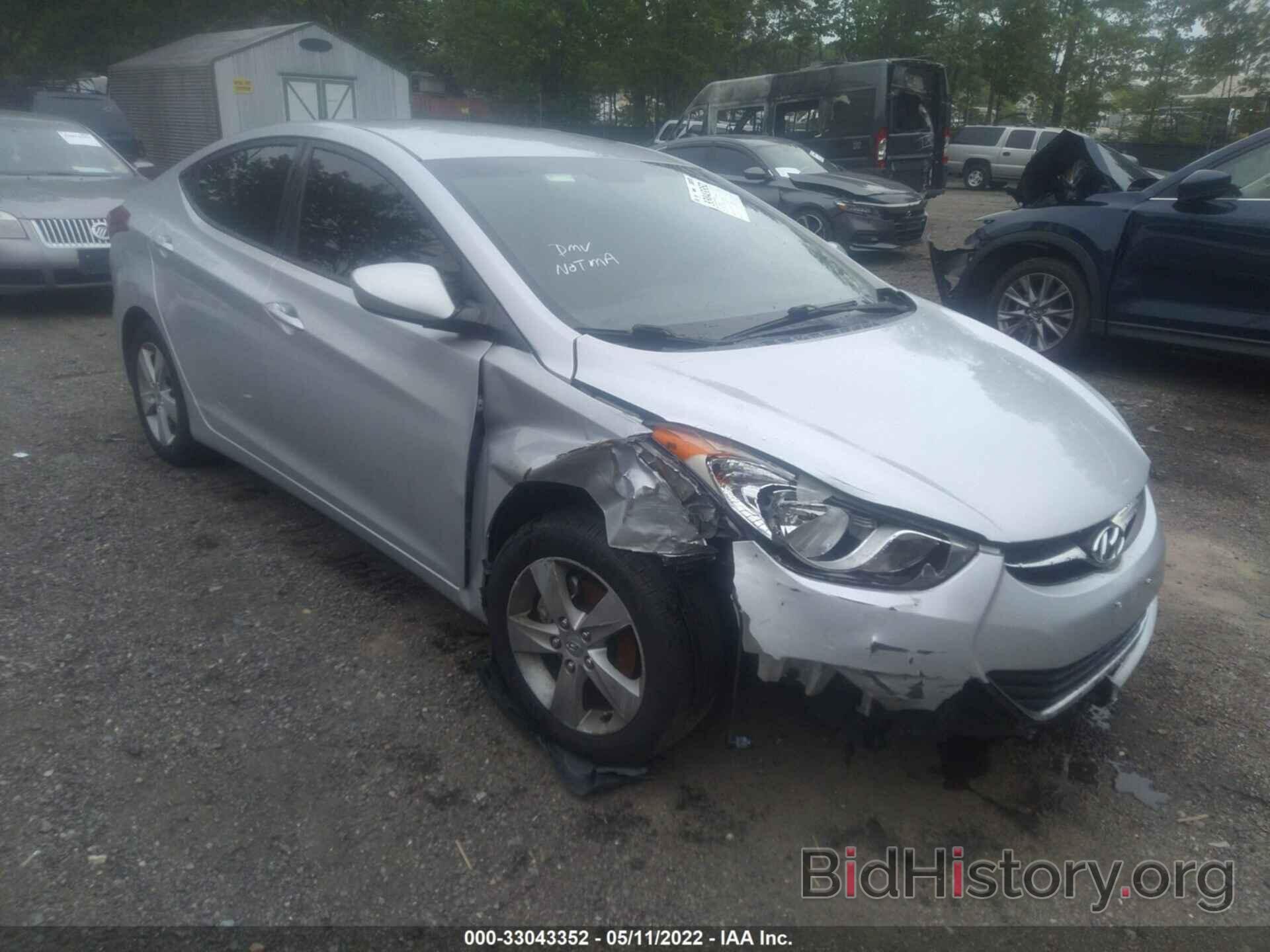 Photo KMHDH4AE0CU456603 - HYUNDAI ELANTRA 2012