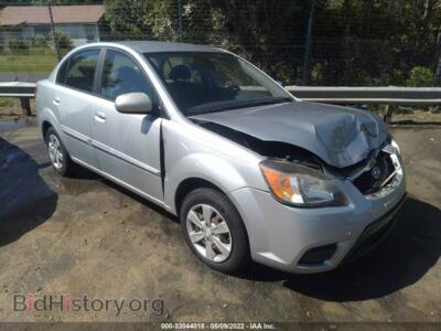 2011 Kia RIO LX, серебристый — VIN KNADH4A31B6937009, IAAI