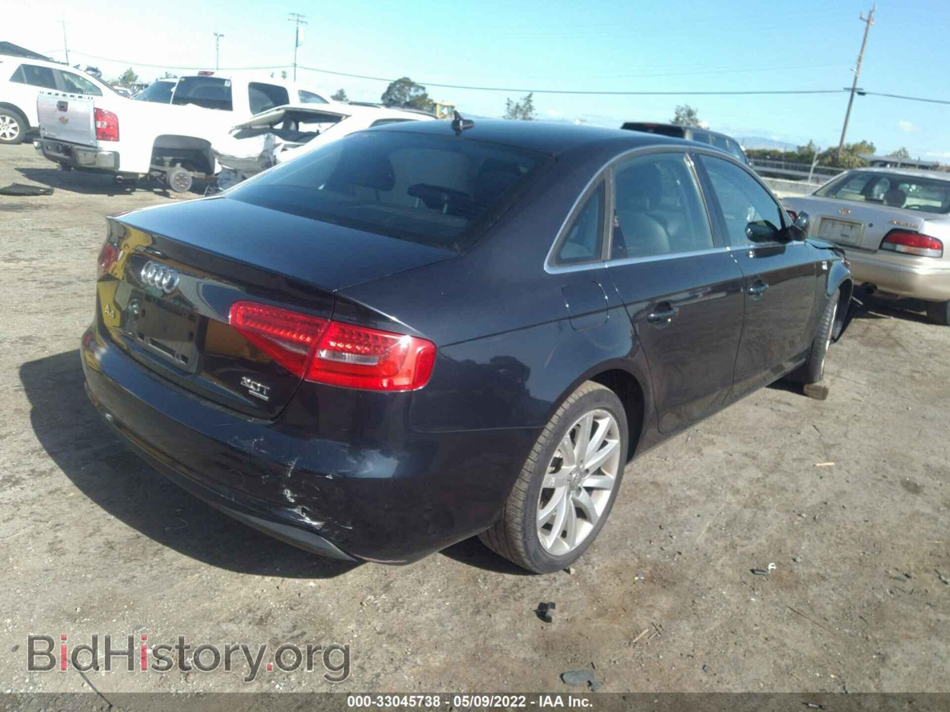 2013 AUDI A4 - VIN: WAUFFAFL8DN046763 - Photo 4