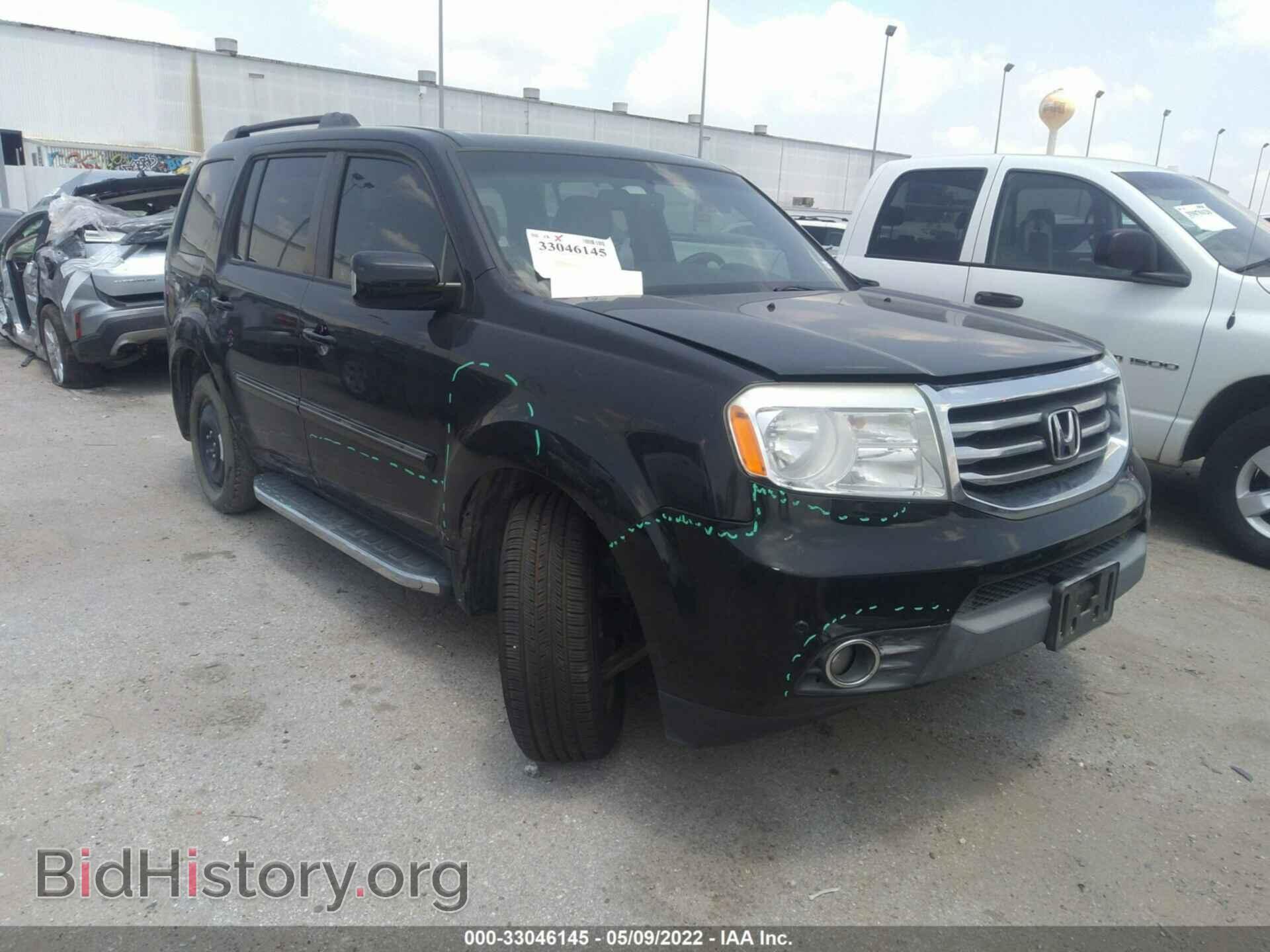 Фотография 5FNYF3H93CB038219 - HONDA PILOT 2012