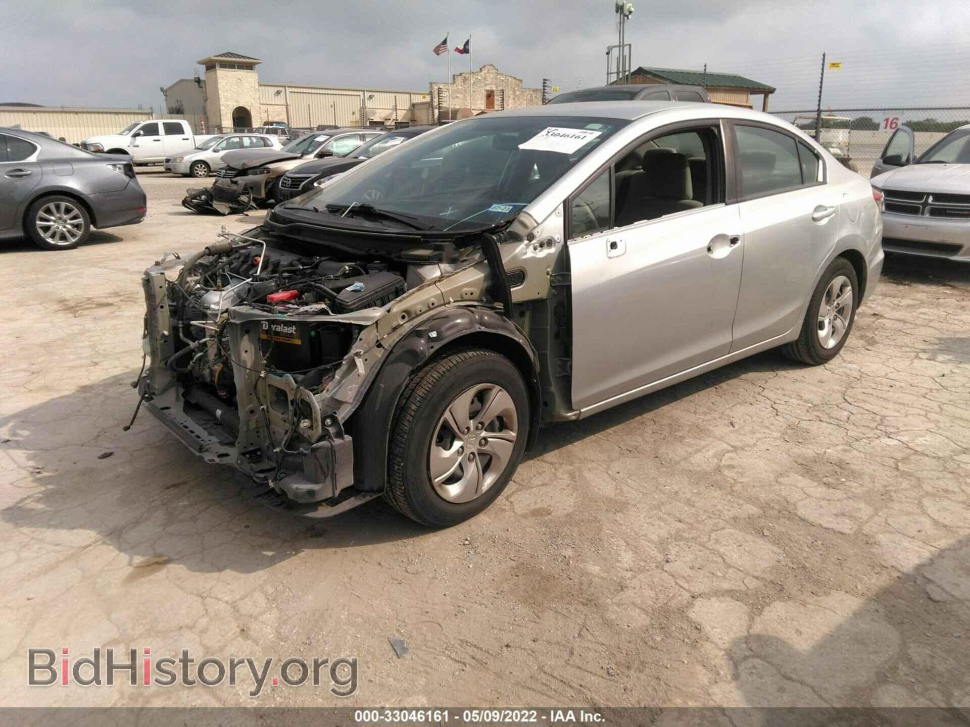 2013 HONDA CIVIC SDN - VIN: 2HGFB2F56DH526817 - Фото 2