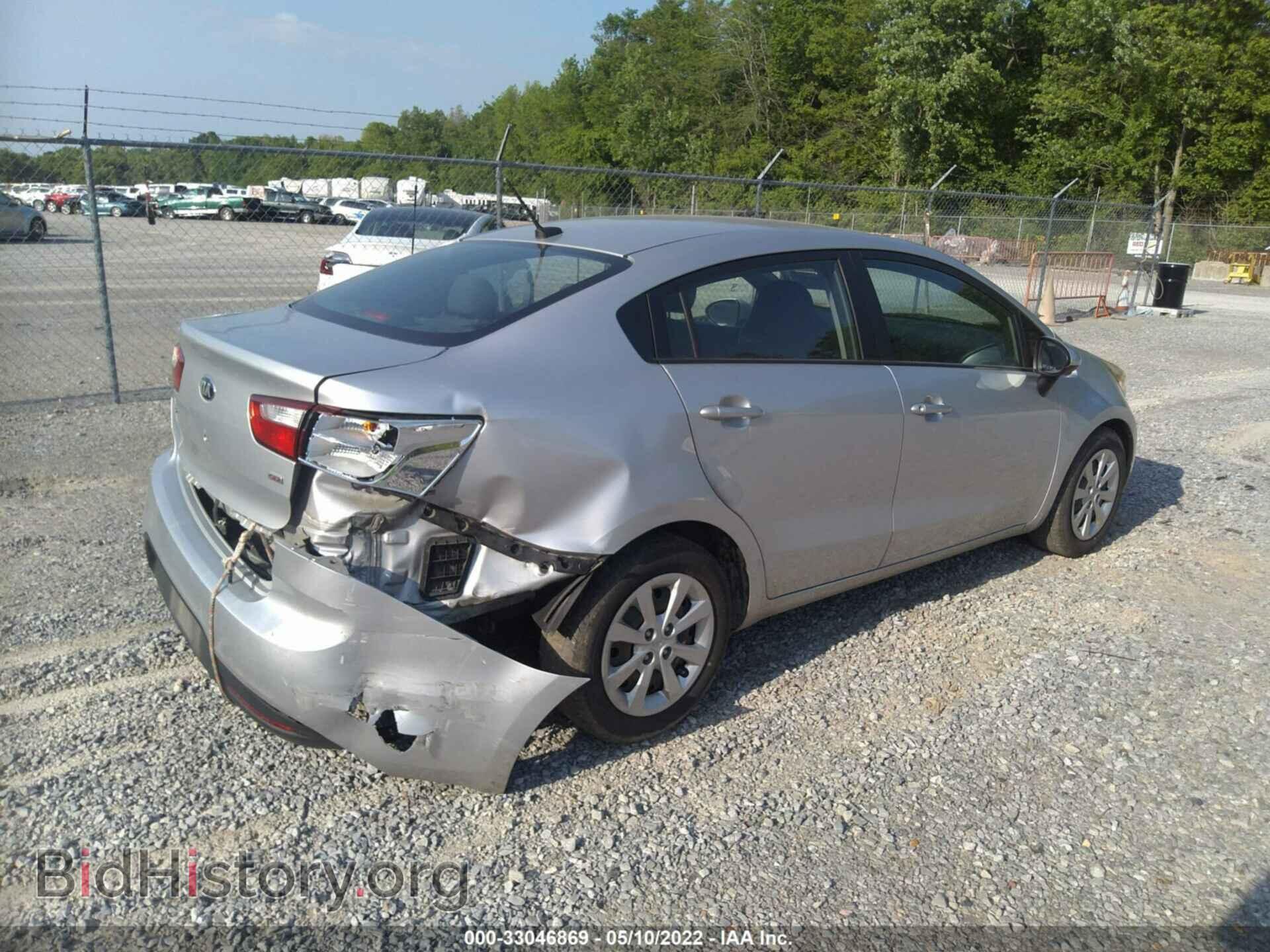 2014 KIA RIO - VIN: KNADM4A39E6419648 - Фото 4