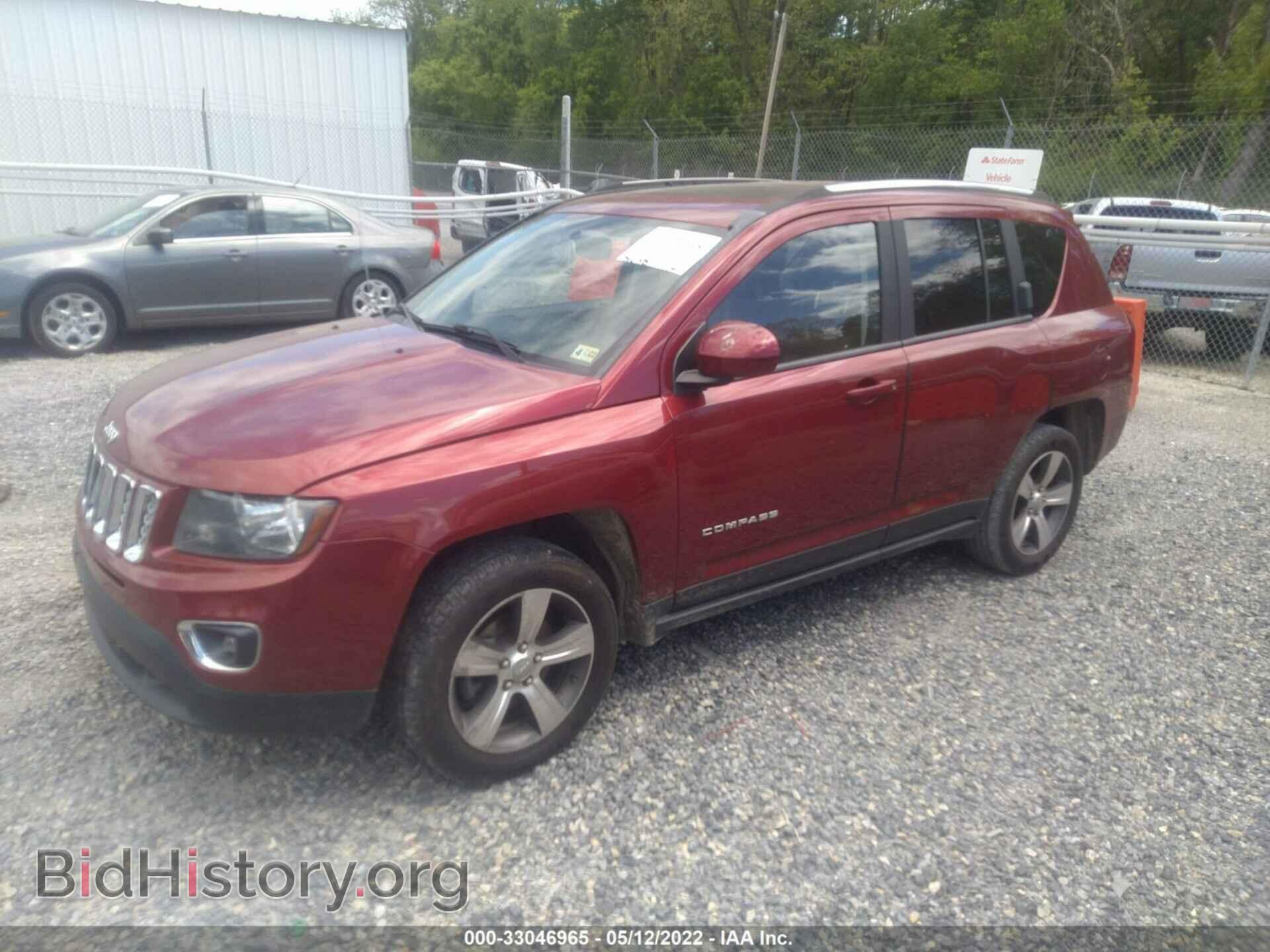 2016 JEEP COMPASS - VIN: 1C4NJDEB6GD596058 - Фото 2