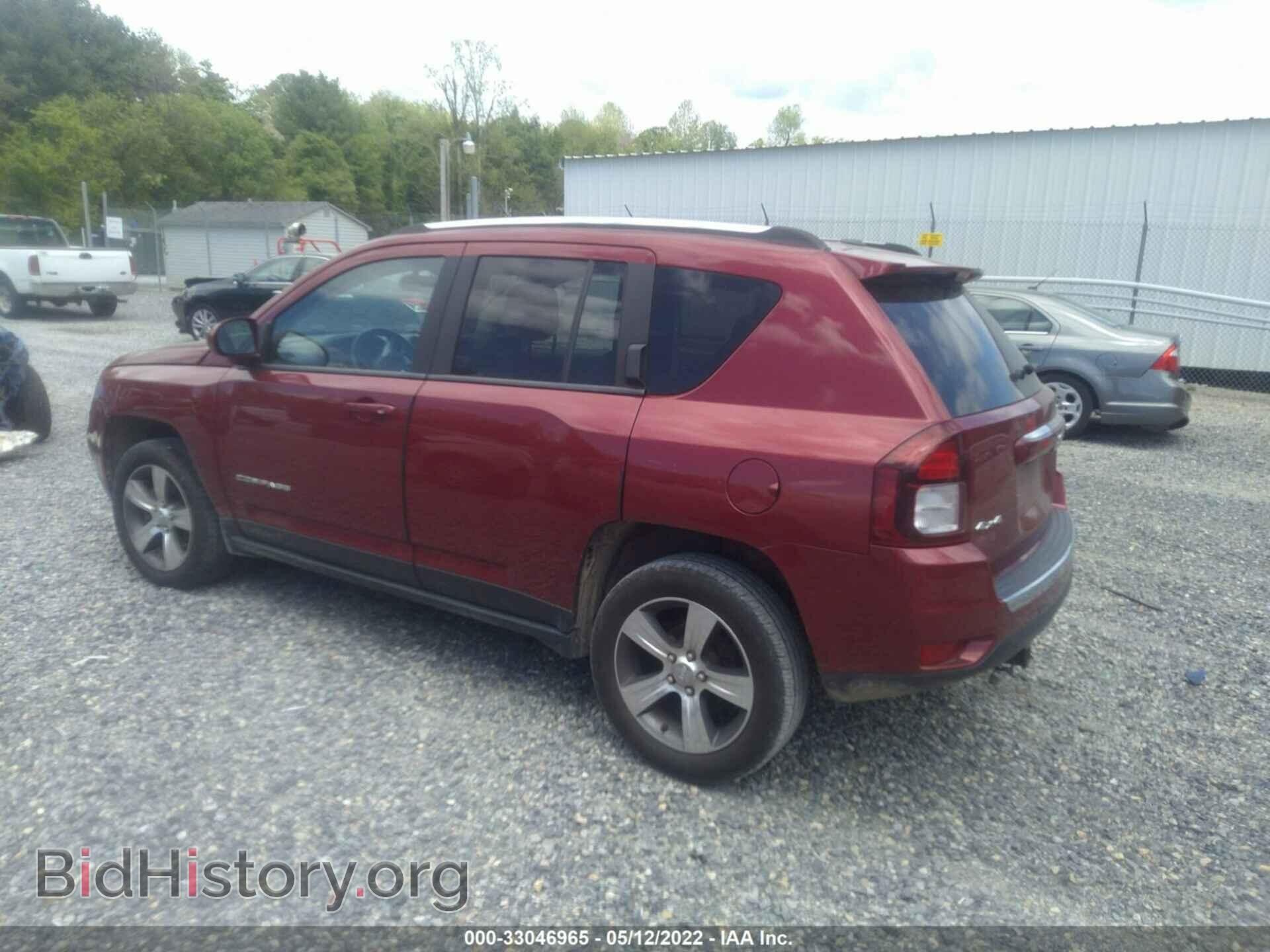 2016 JEEP COMPASS - VIN: 1C4NJDEB6GD596058 - Фото 3