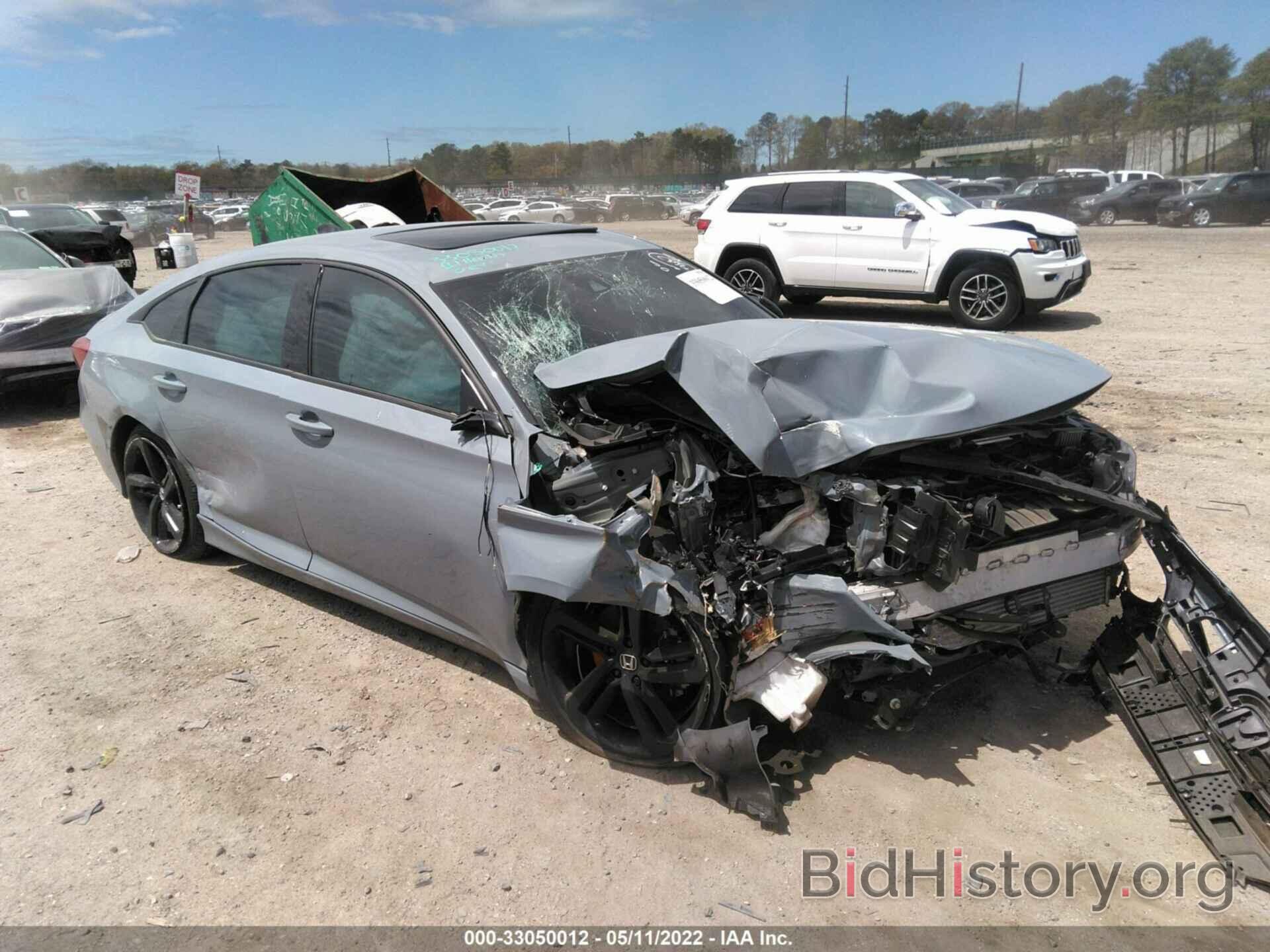 Photo 1HGCV2F37MA014099 - HONDA ACCORD SEDAN 2021