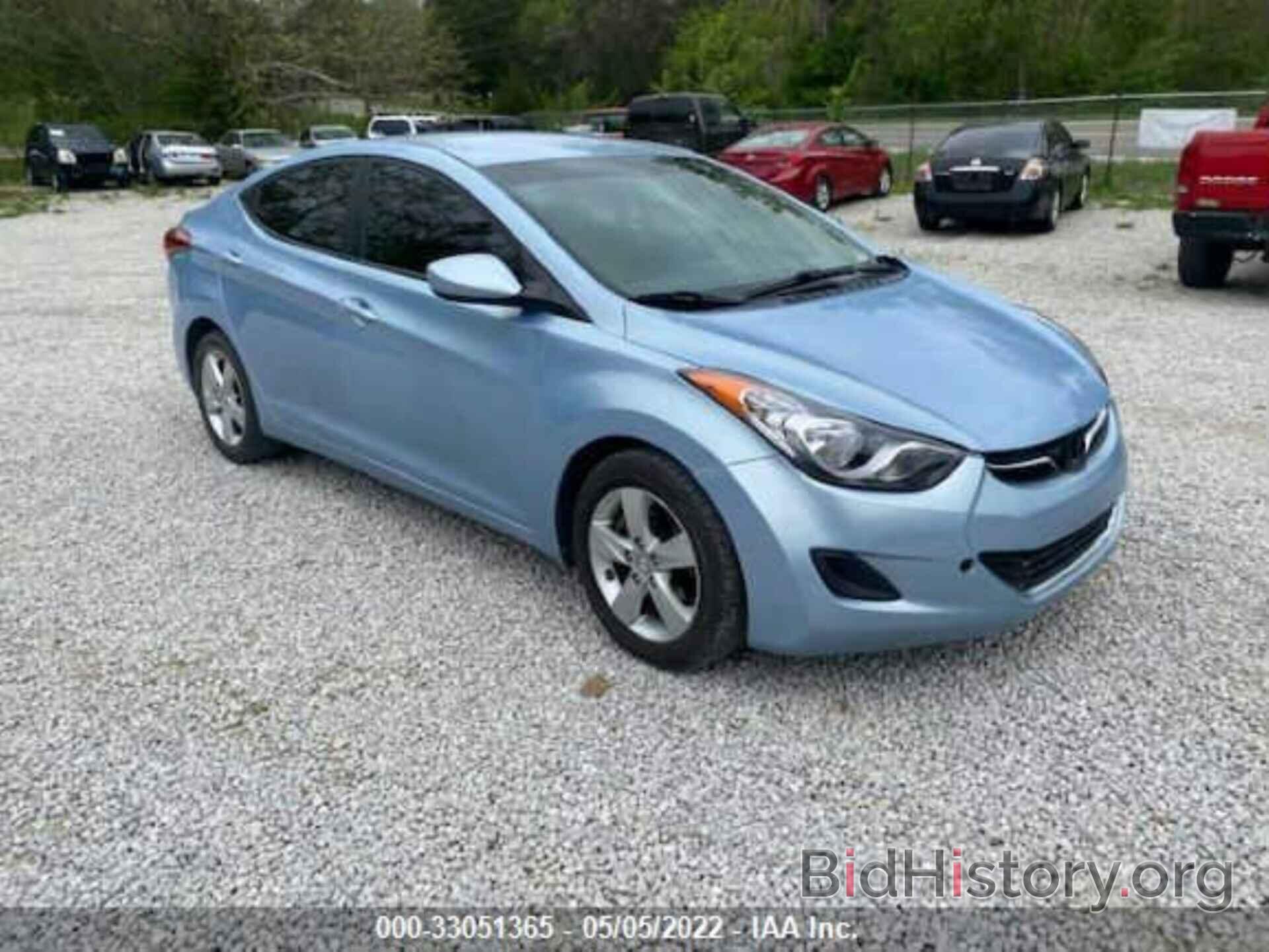 Photo KMHDH4AE8CU318226 - HYUNDAI ELANTRA 2012