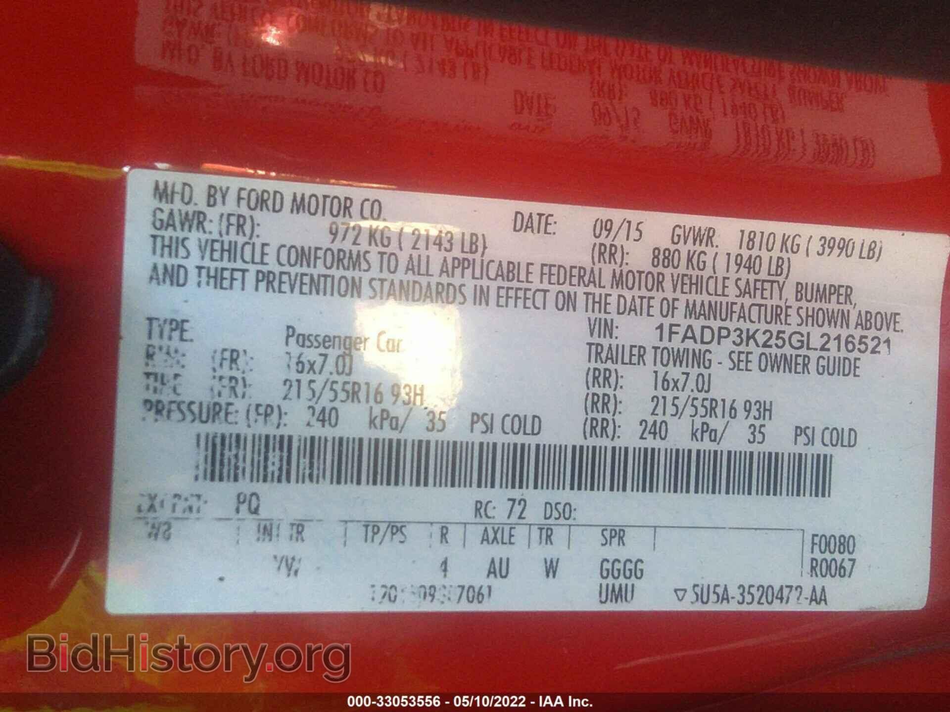 2016 FORD FOCUS - VIN: 1FADP3K25GL216521 - Photo 9