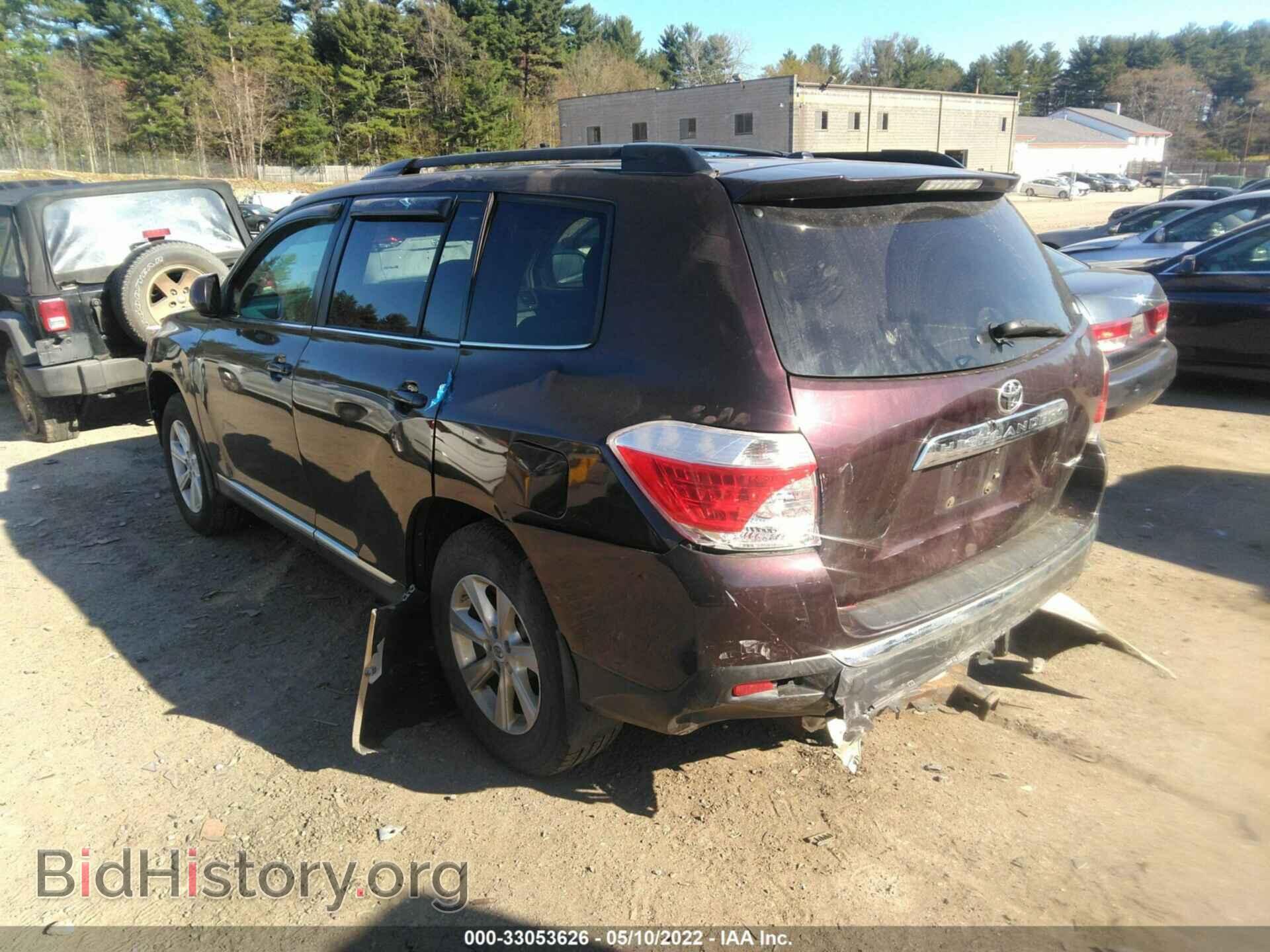 2012 TOYOTA HIGHLANDER - VIN: 5TDBK3EH2CS130656 - Фото 3