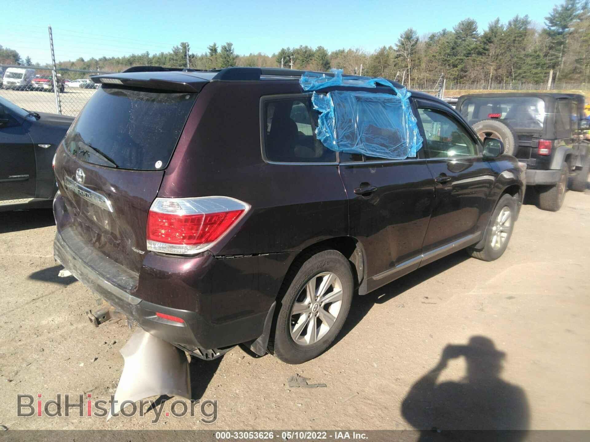 2012 TOYOTA HIGHLANDER - VIN: 5TDBK3EH2CS130656 - Фото 4