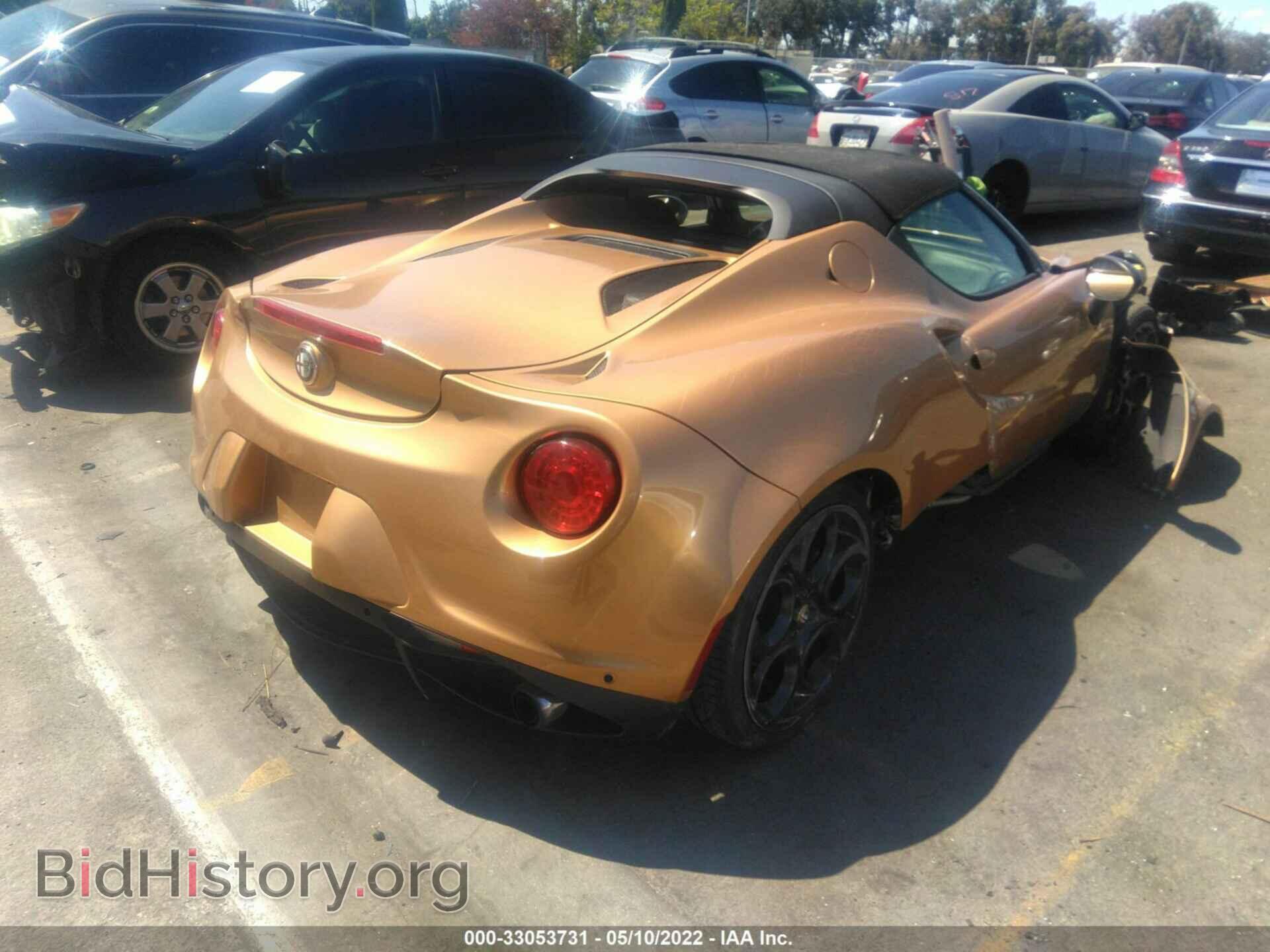 2016 ALFA ROMEO 4C SPIDER - VIN: ZARBAAB49GM180826 - Фото 4