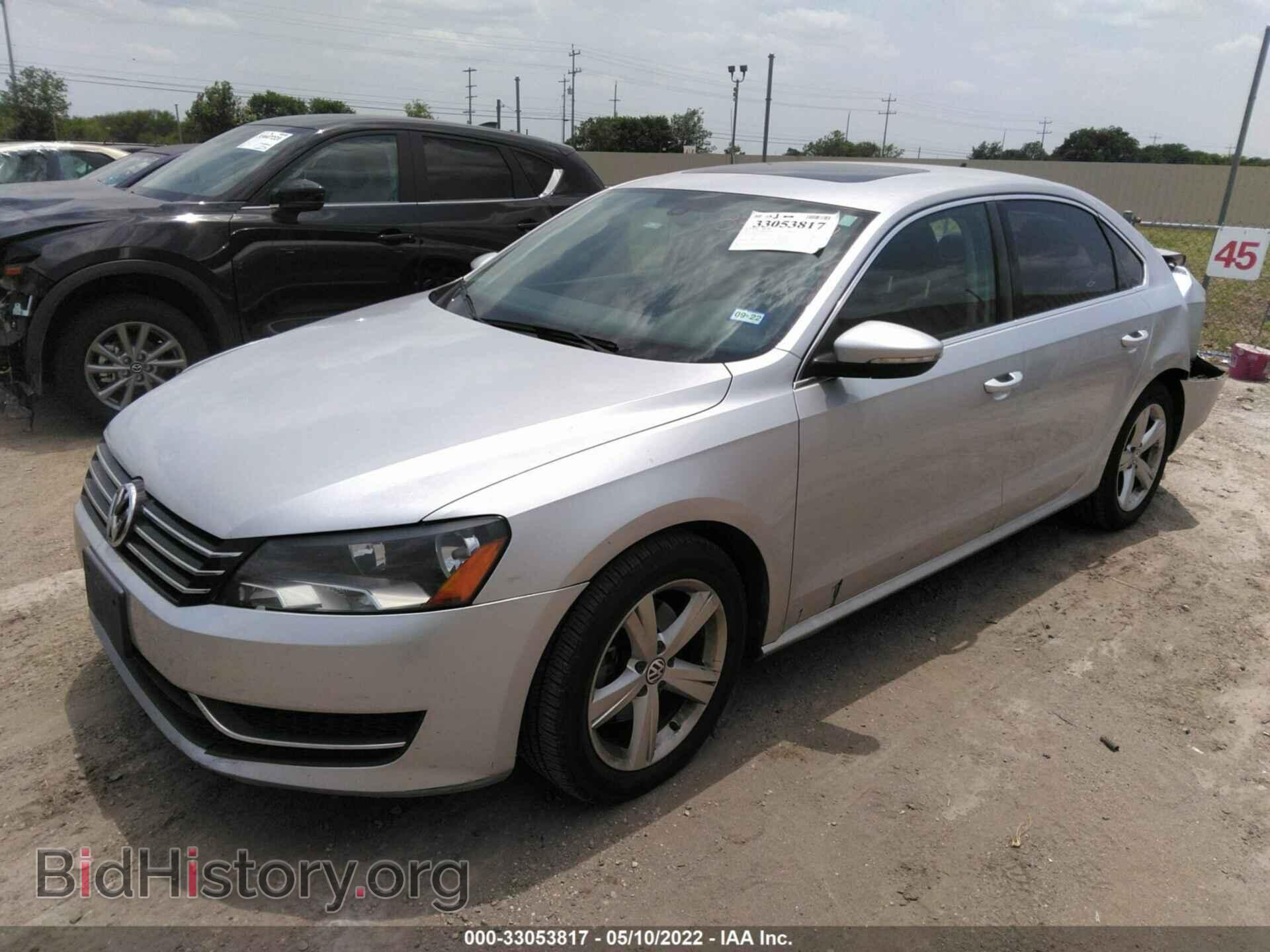 2012 VOLKSWAGEN PASSAT - VIN: 1VWBH7A33CC033075 - Фото 2