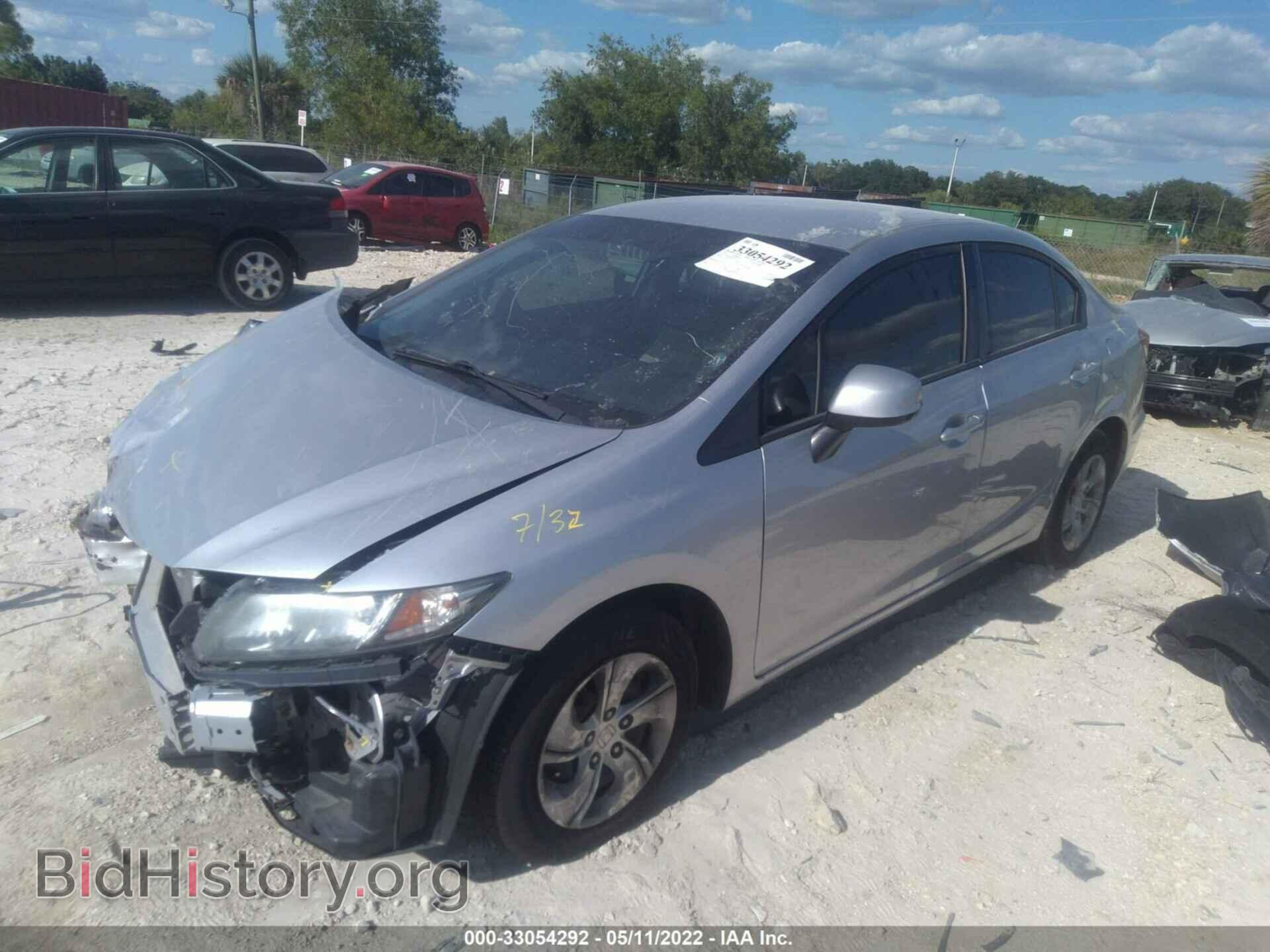 2013 HONDA CIVIC SDN - VIN: 19XFB2F5XDE062120 - Фото 2
