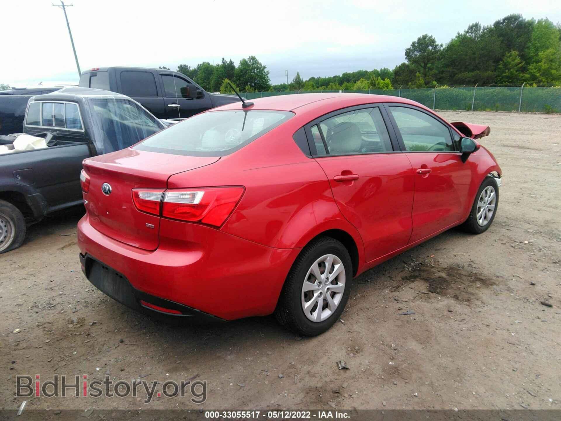 2013 KIA RIO - VIN: KNADM4A39D6302036 - Фото 4