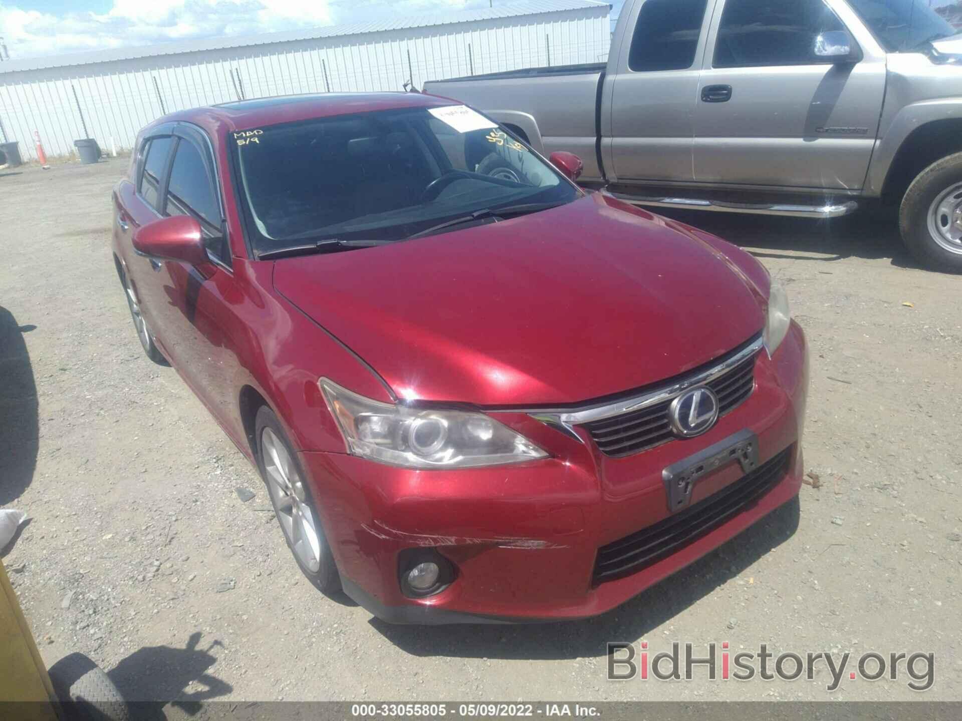 Photo JTHKD5BH4B2009559 - LEXUS CT 200H 2011