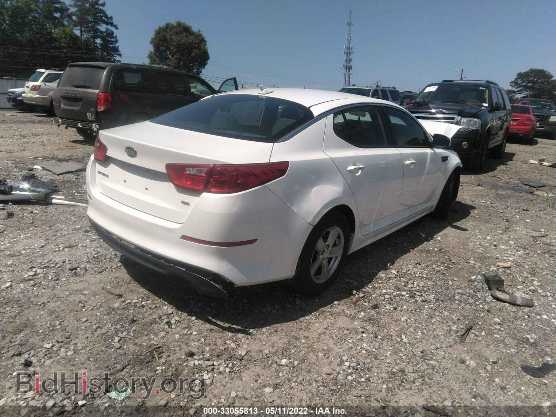 2015 KIA OPTIMA - VIN: KNAGM4A77F5627700 - Photo 4