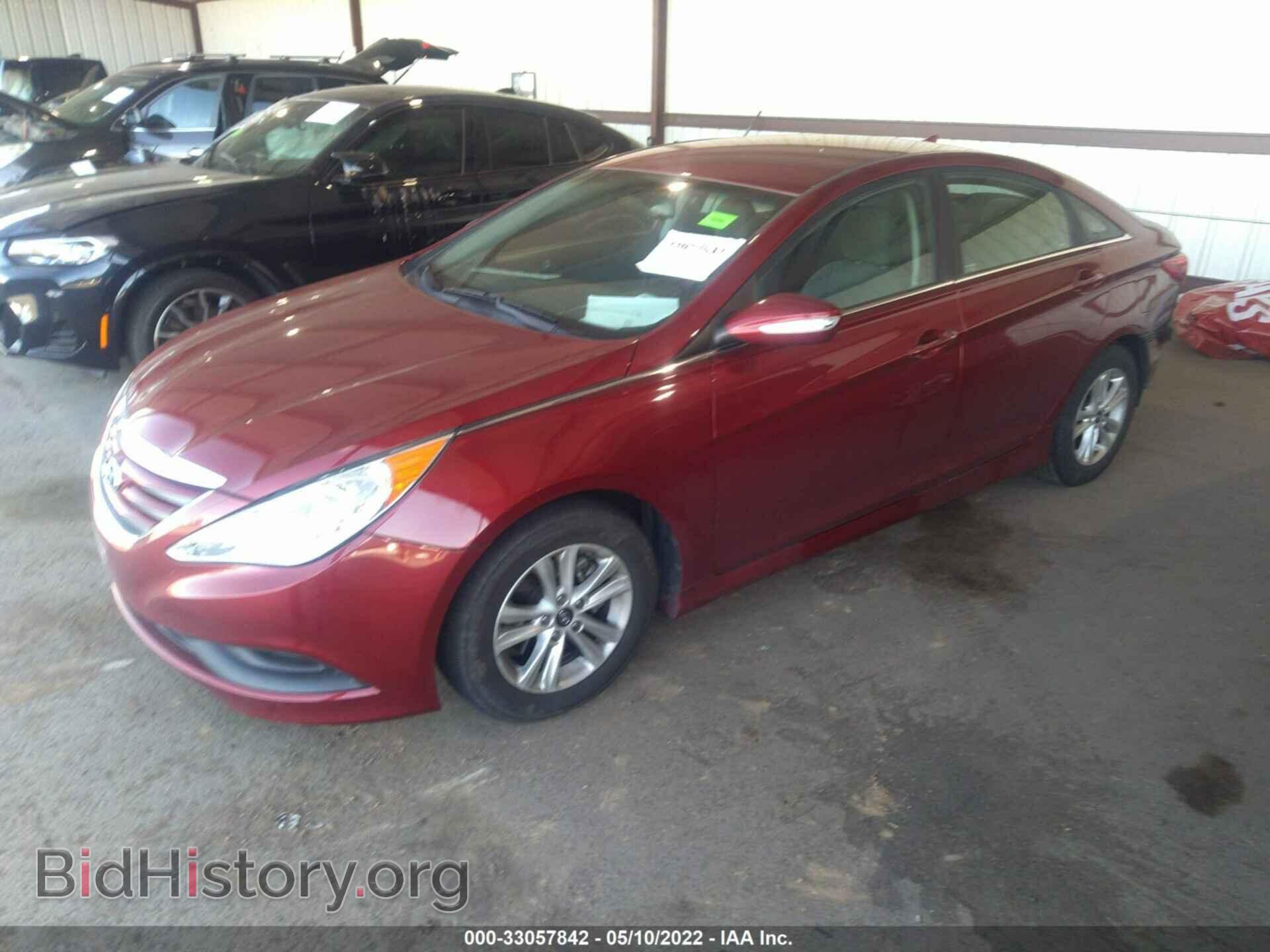 2014 HYUNDAI SONATA - VIN: 5NPEB4AC0EH946044 - Фото 2