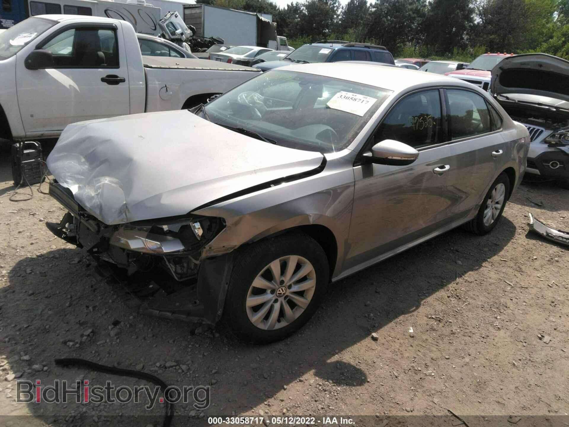 2012 VOLKSWAGEN PASSAT - VIN: 1VWAH7A39CC090604 - Фото 2