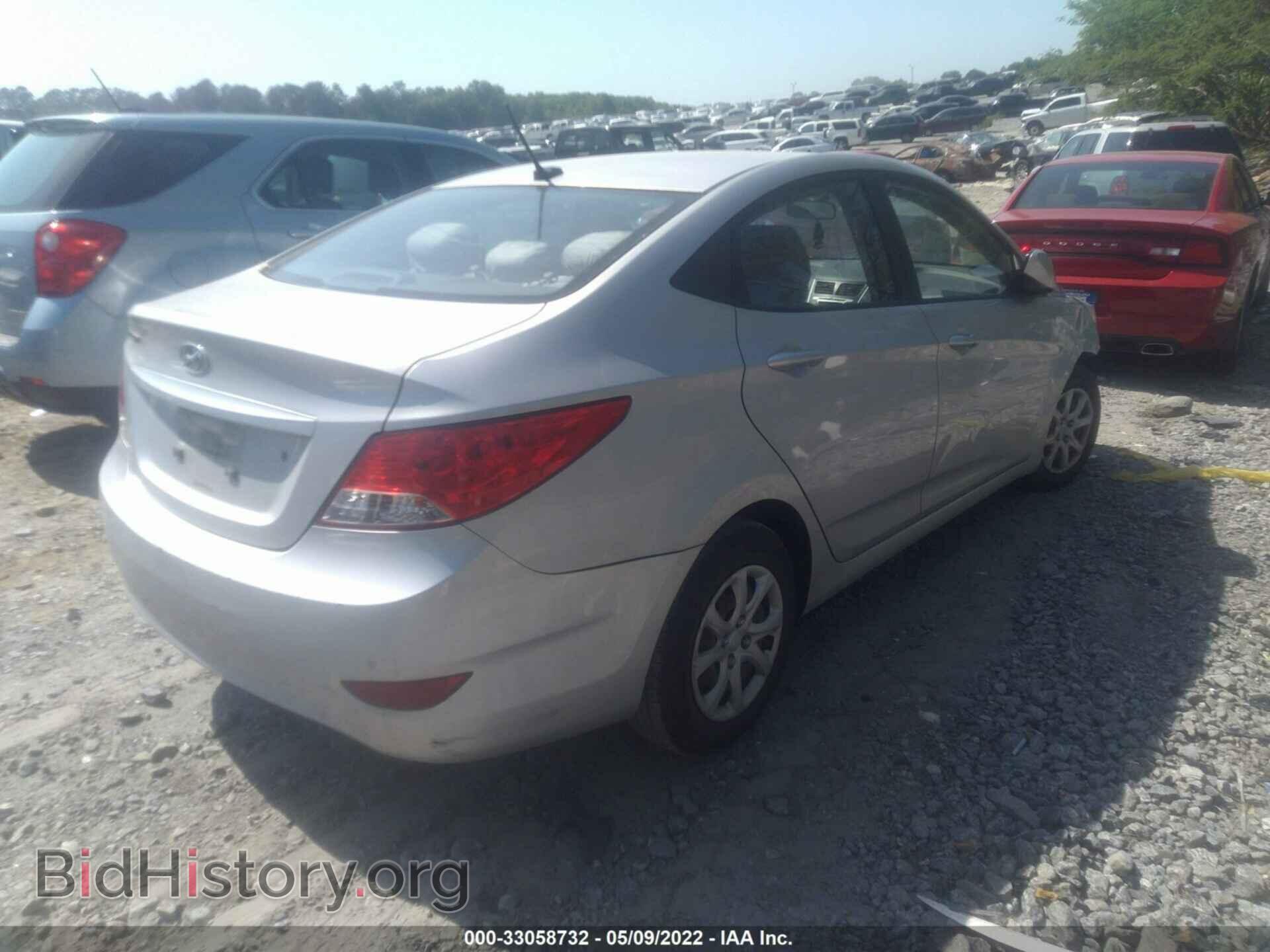 2014 HYUNDAI ACCENT - VIN: KMHCT4AEXEU691717 - Фото 4
