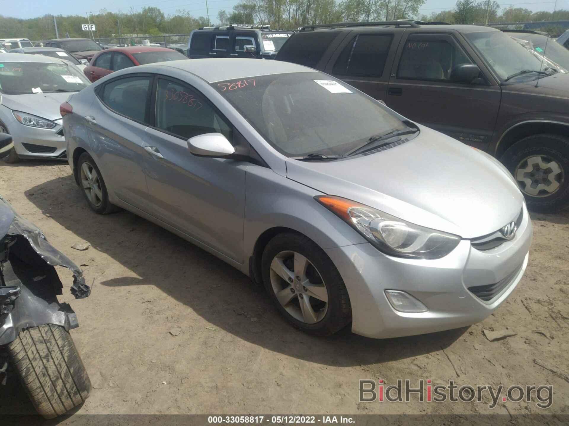 Photo KMHDH4AE9CU298505 - HYUNDAI ELANTRA 2012