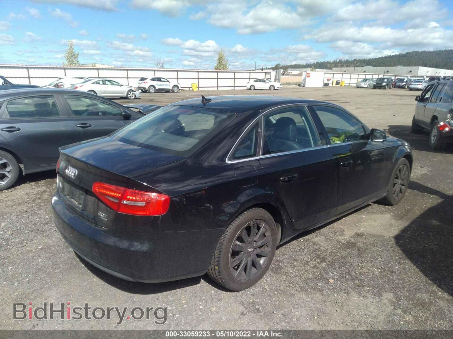 2013 AUDI A4 - VIN: WAUBFAFL8DN045966 - Photo 4