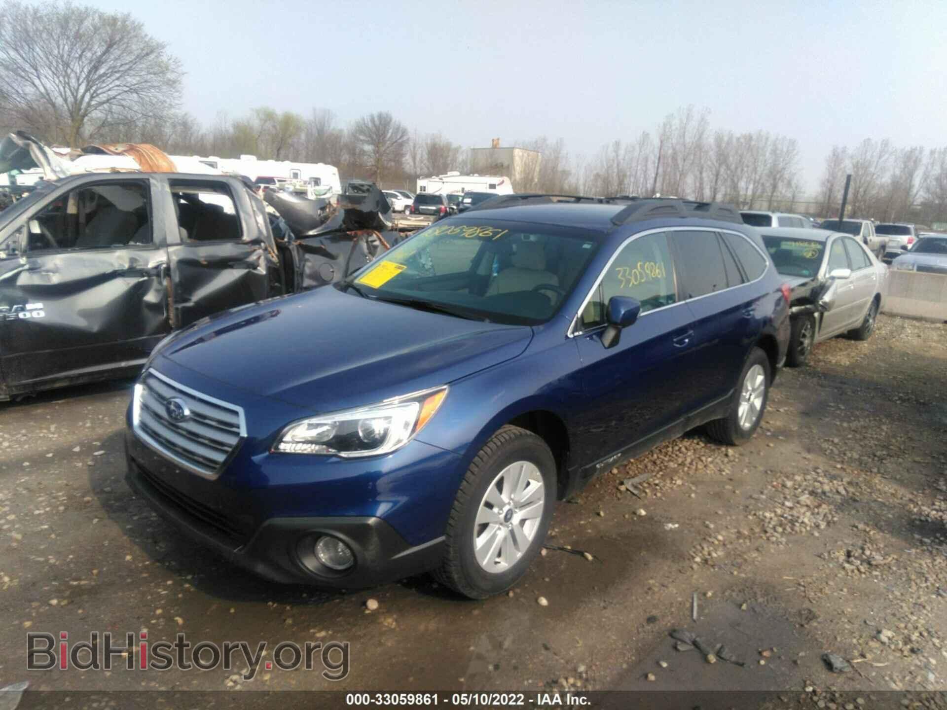 2016 SUBARU OUTBACK - VIN: 4S4BSBFC9G3341272 - Фото 2