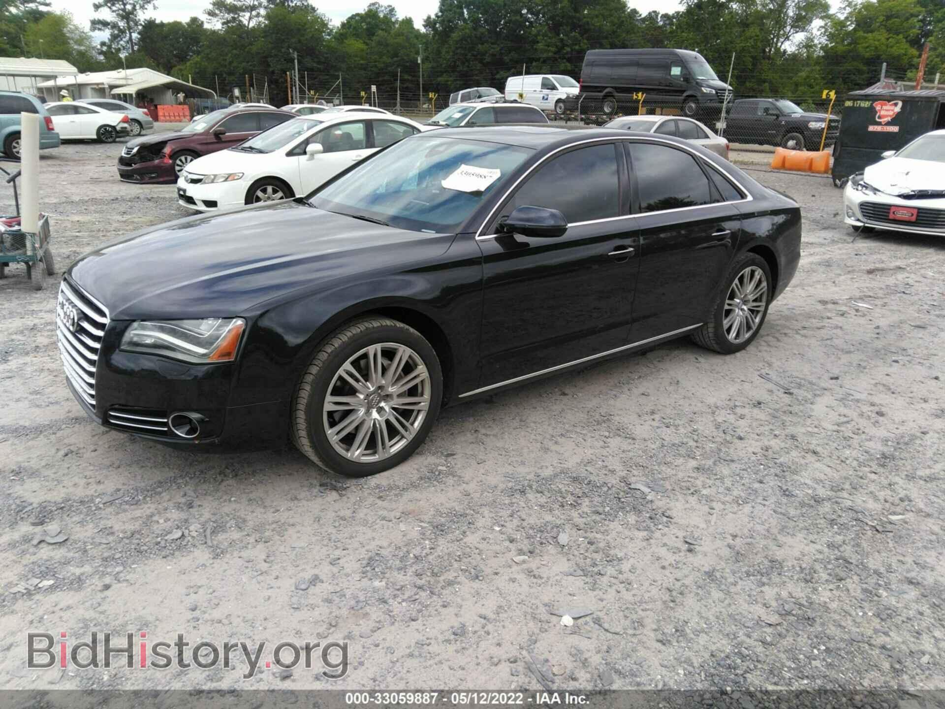2013 AUDI A8 - VIN: WAUAGAFD6DN002955 - Фото 2