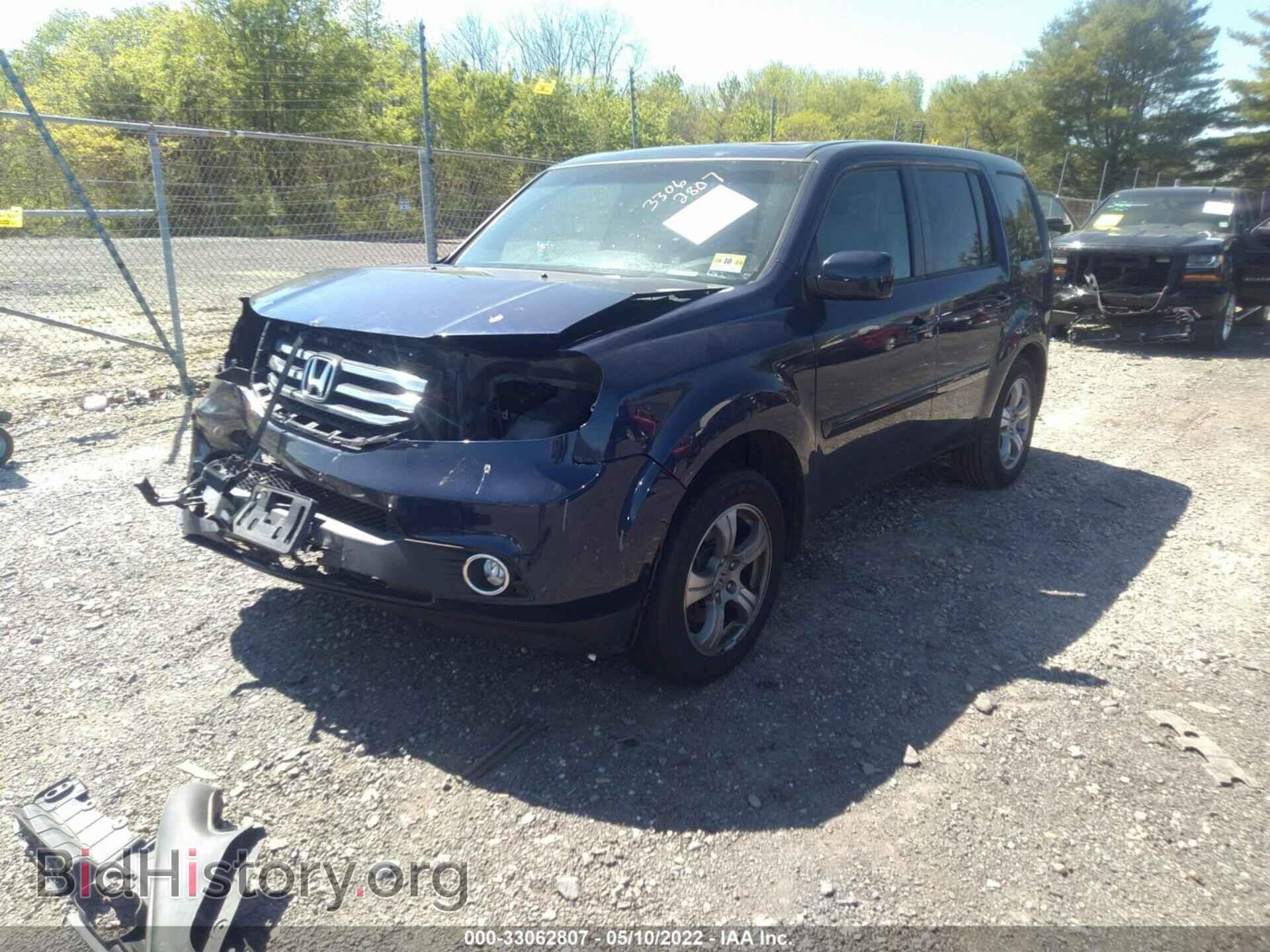 2013 HONDA PILOT - VIN: 5FNYF4H52DB047367 - Фото 2