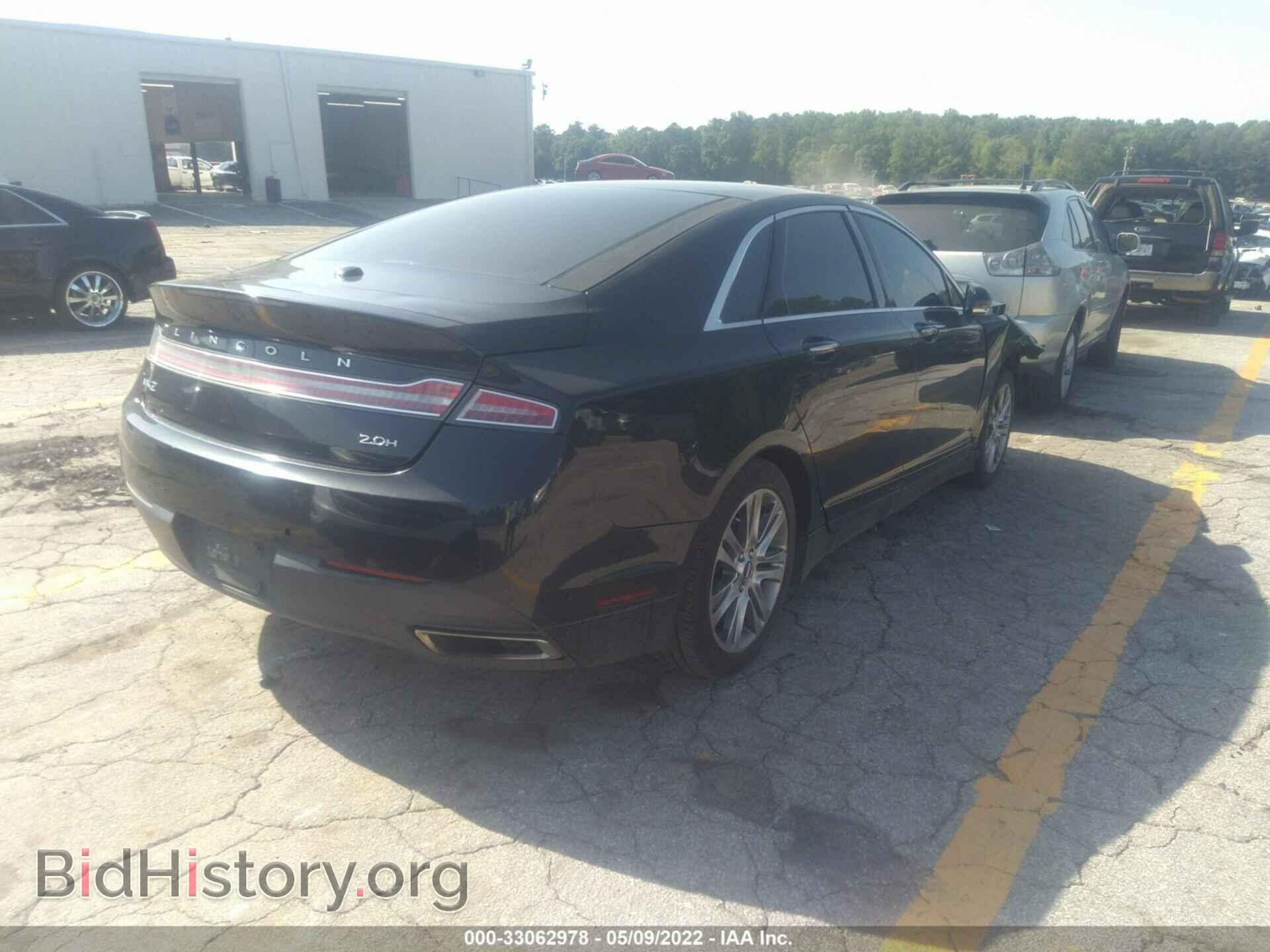 2013 LINCOLN MKZ - VIN: 3LN6L2LU7DR801652 - Фото 4