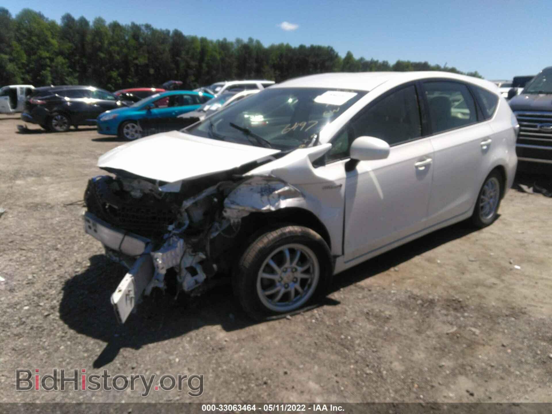 2012 TOYOTA PRIUS V - VIN: JTDZN3EUXC3136497 - Фото 2