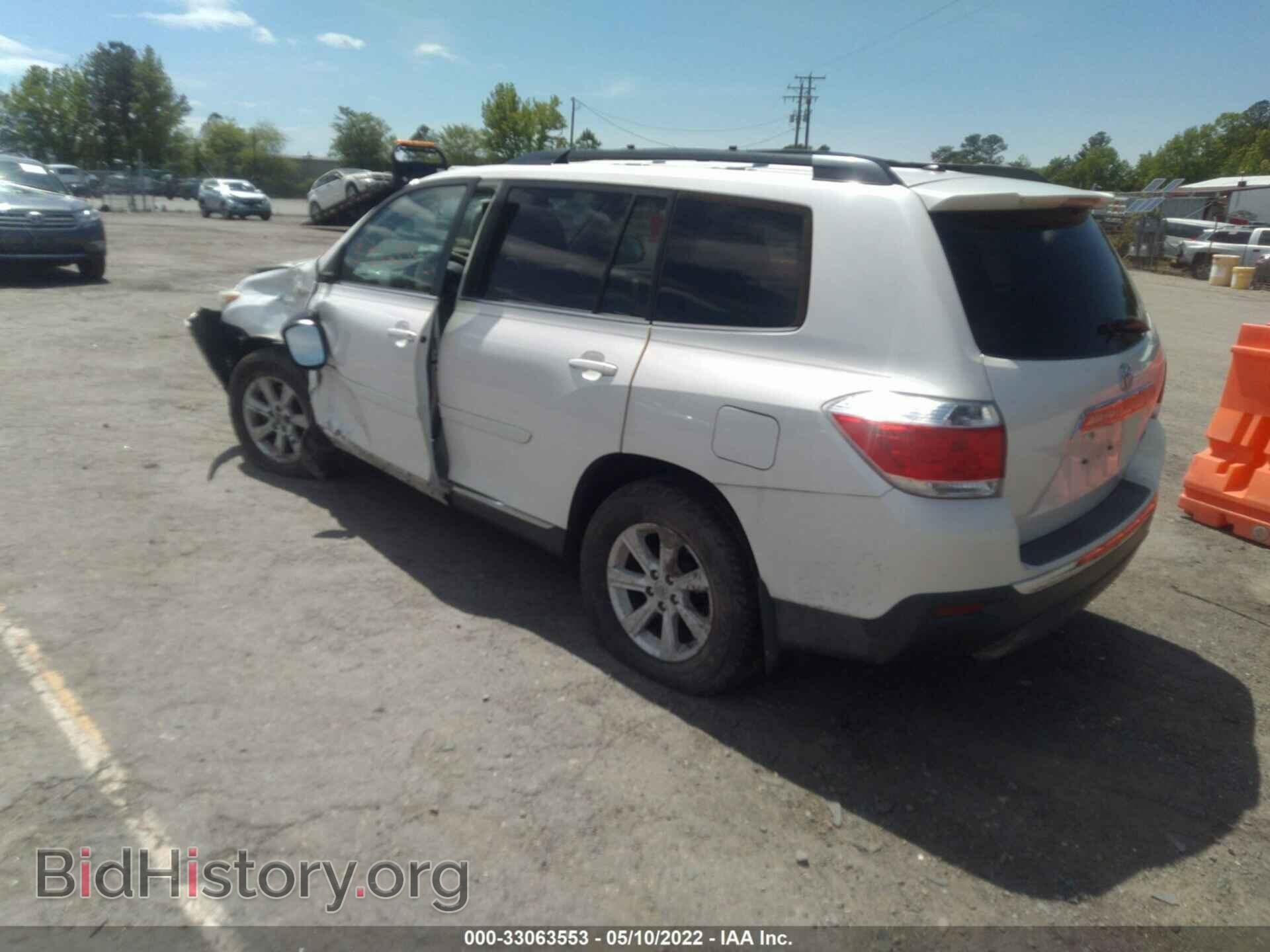 2012 TOYOTA HIGHLANDER - VIN: 5TDBK3EH8CS094486 - Фото 3