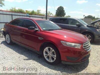 2014 Ford TAURUS SEL, красный — VIN 1FAHP2E82EG108004, IAAI