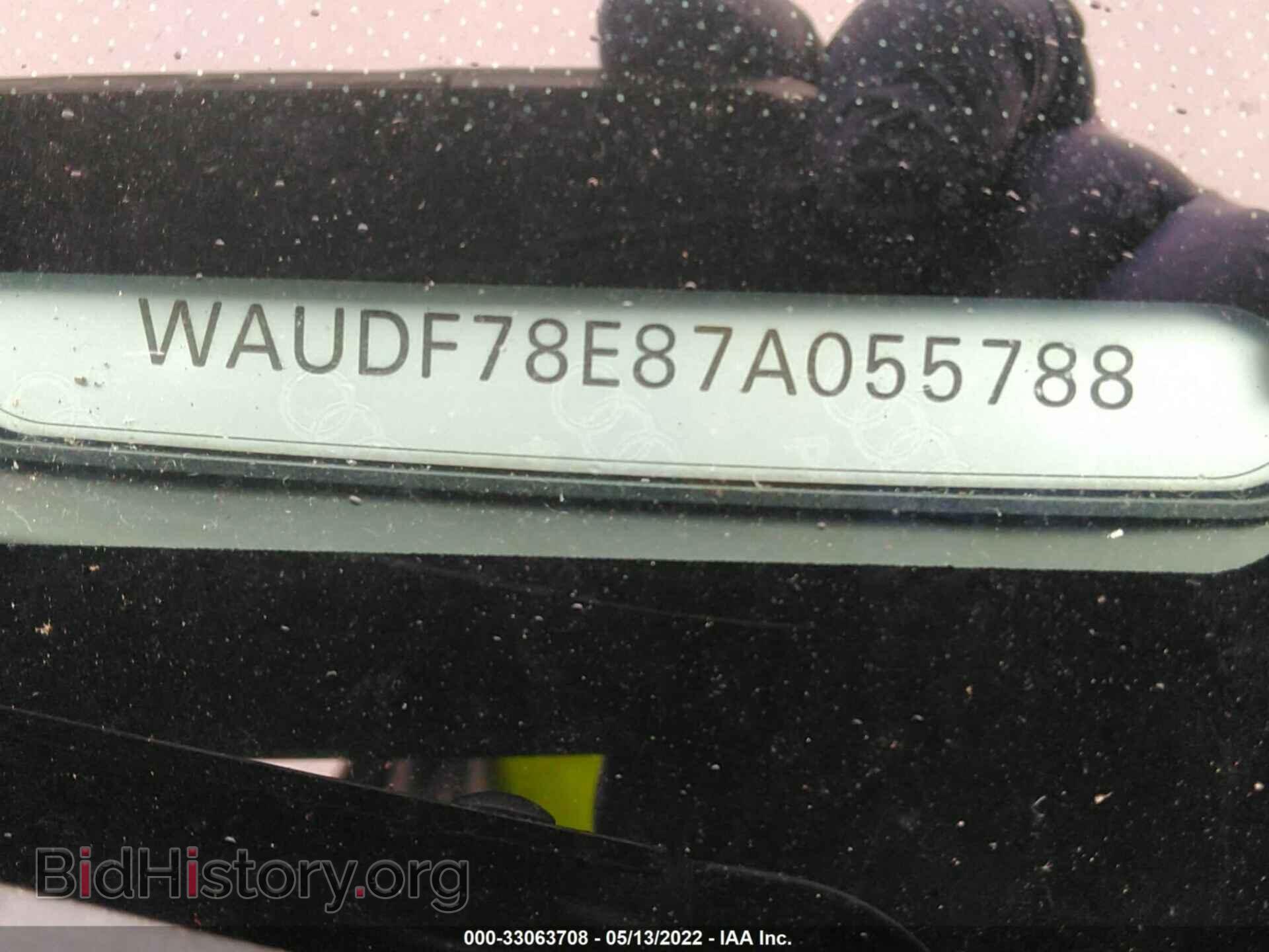 2007 AUDI A4 - VIN: WAUDF78E87A055788 - Фото 9