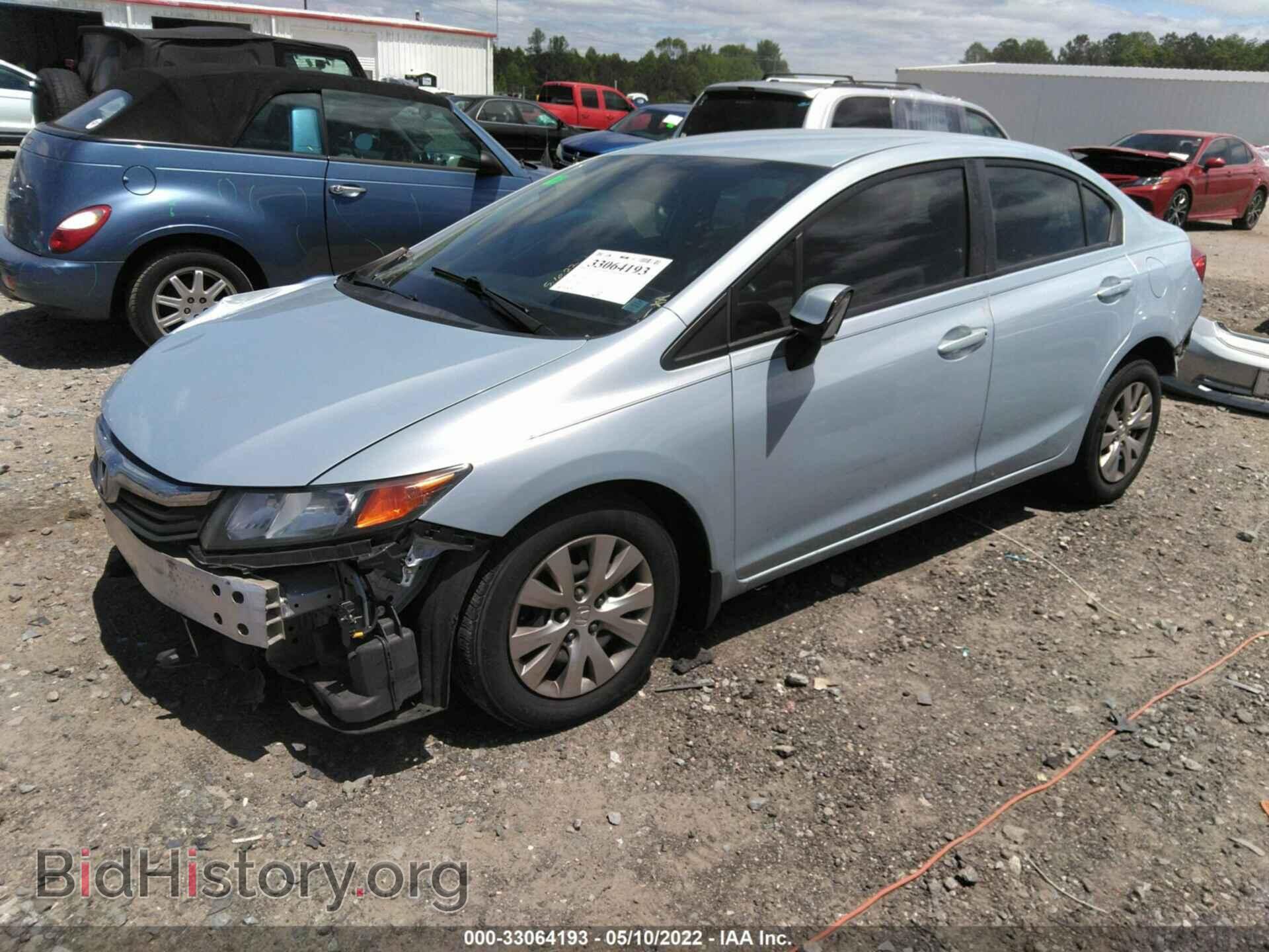 2012 HONDA CIVIC SDN - VIN: 19XFB2F56CE063716 - Фото 2
